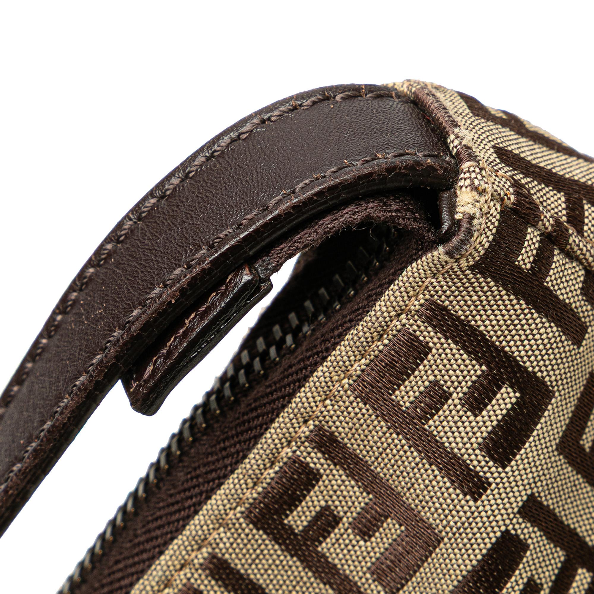 Fendi Zucchino Canvas Handbag