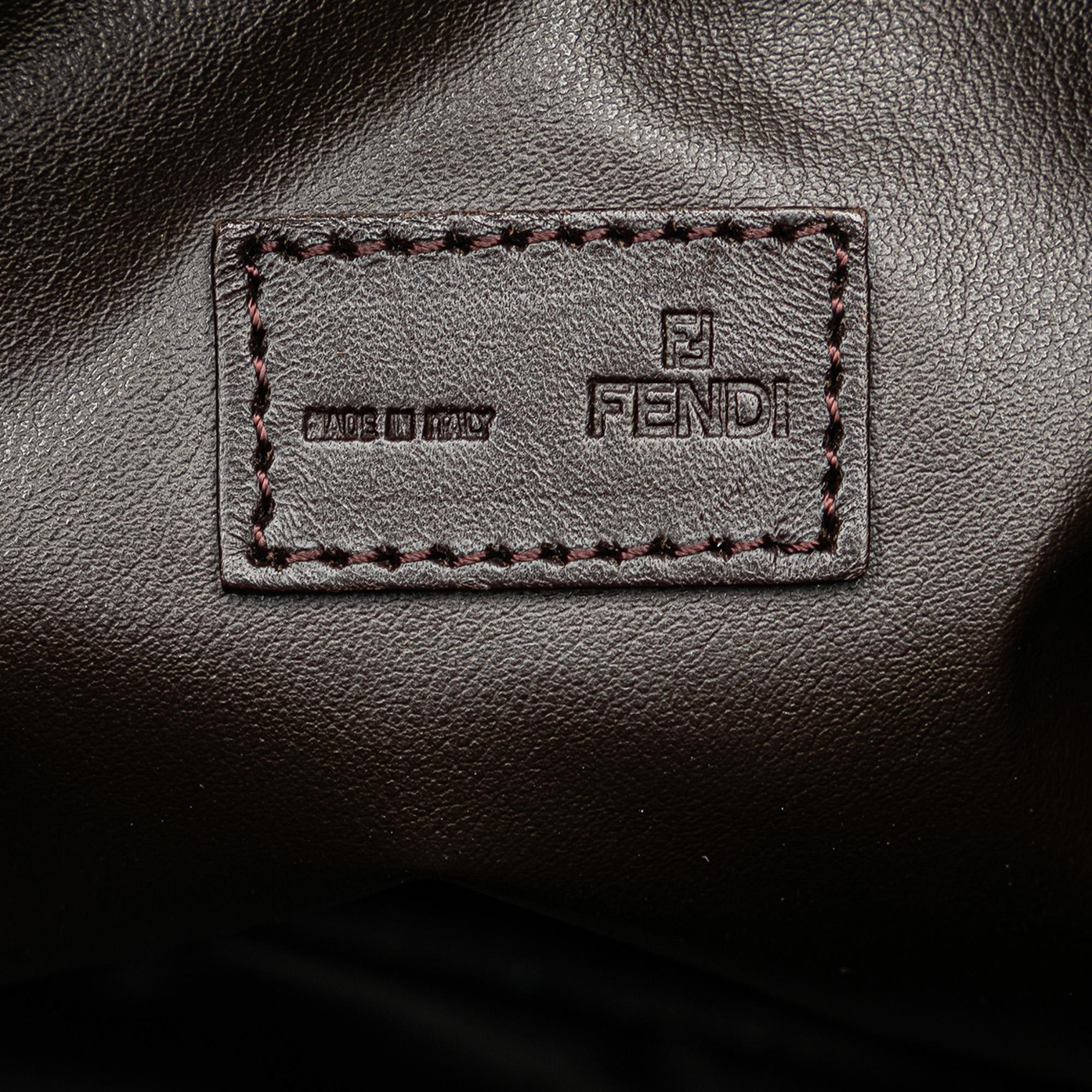 Fendi Zucchino Canvas Handbag
