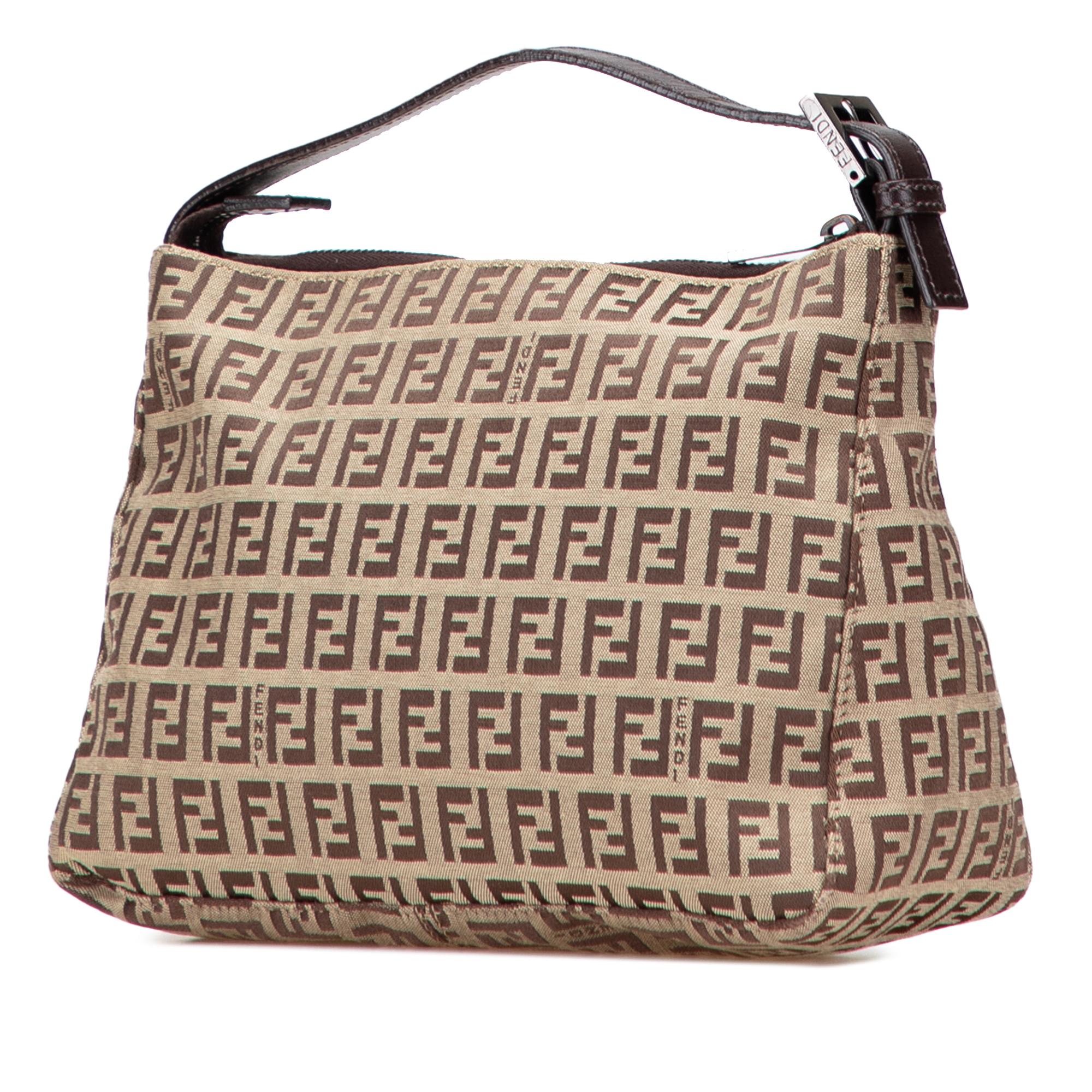 Fendi Zucchino Canvas Handbag