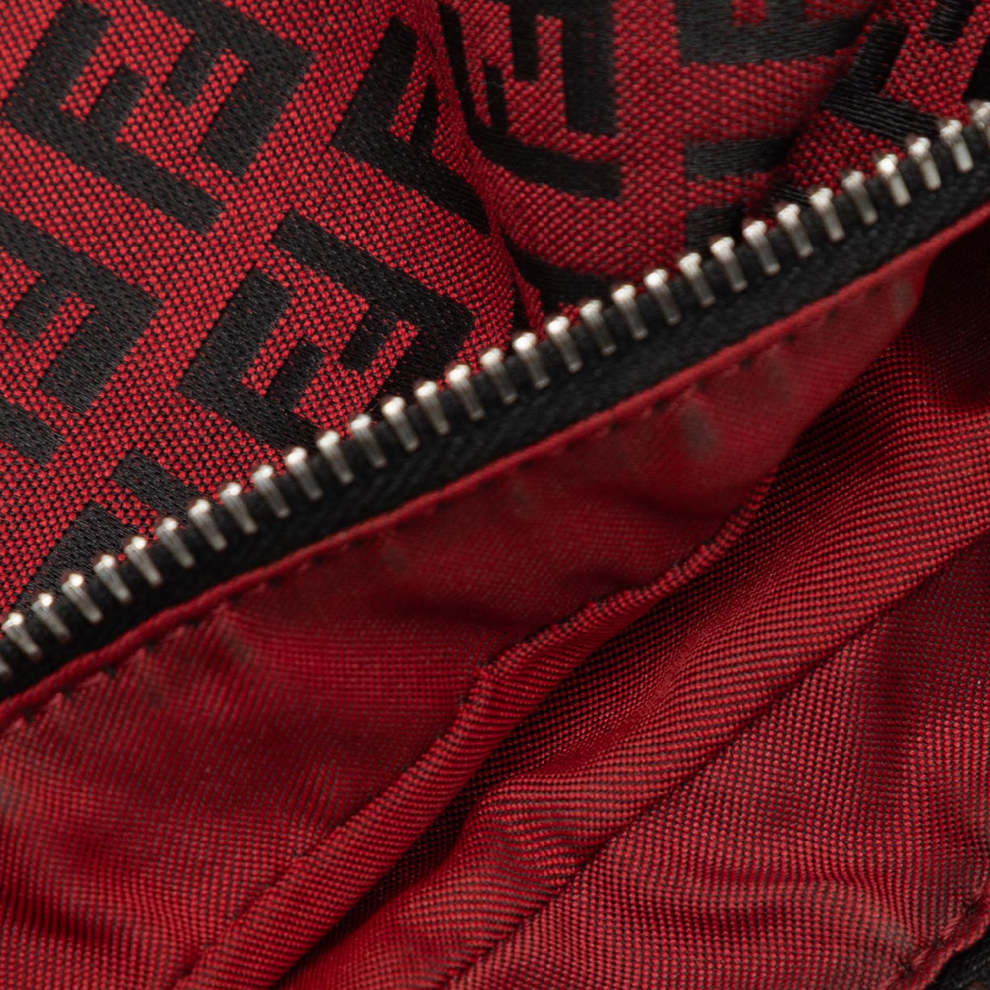 Fendi Zucchino Canvas Oyster Hobo