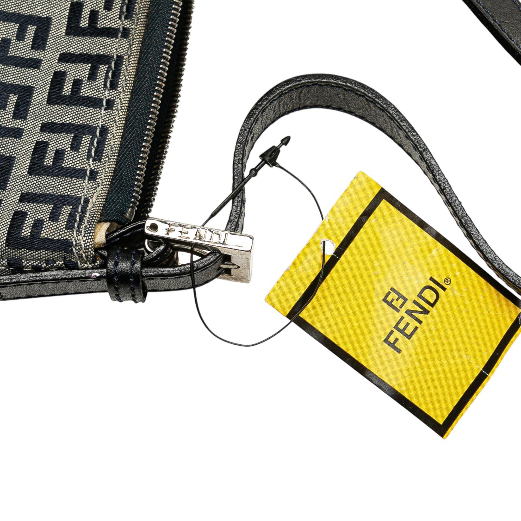Fendi Zucchino Canvas Pochette