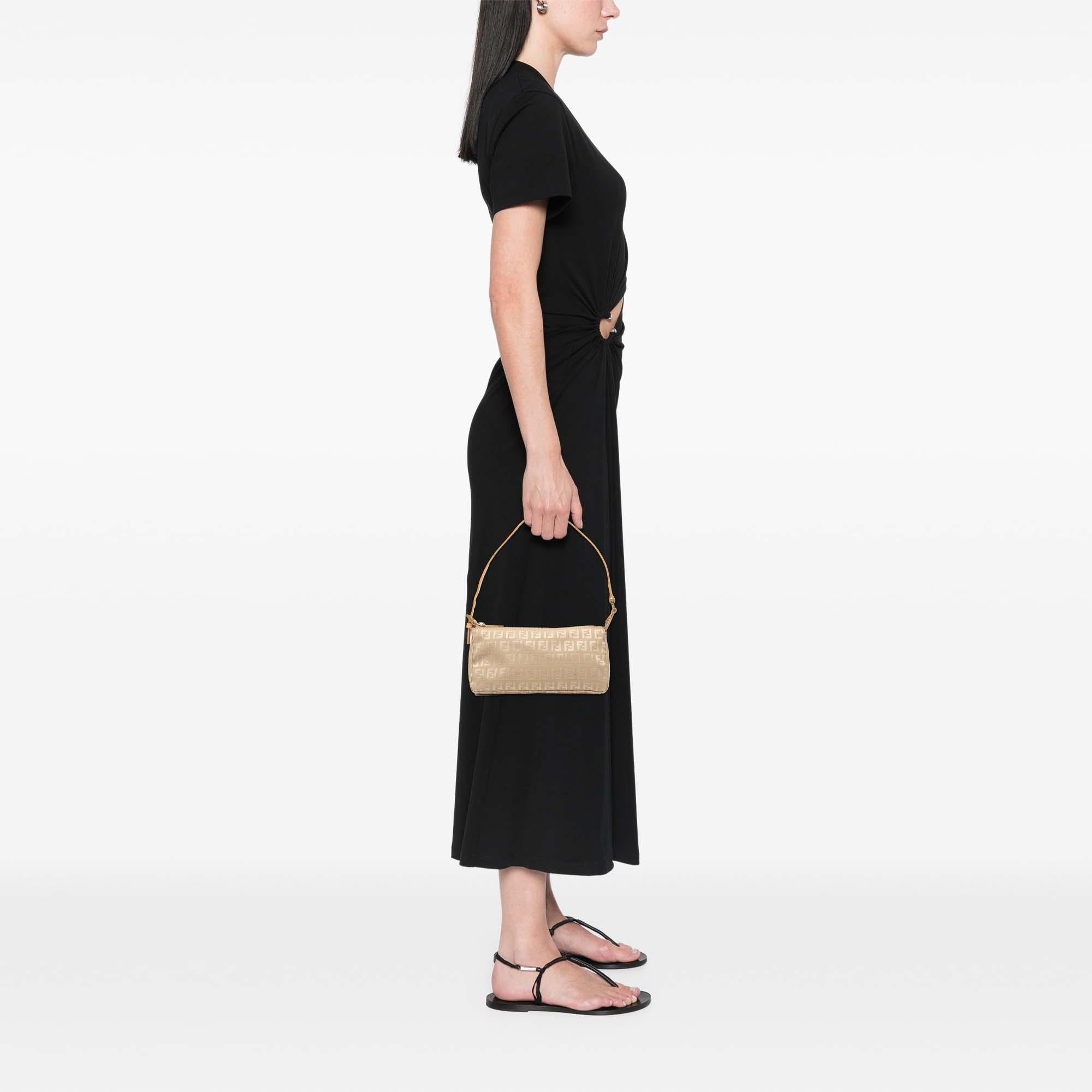 Fendi Zucchino Canvas Pochette