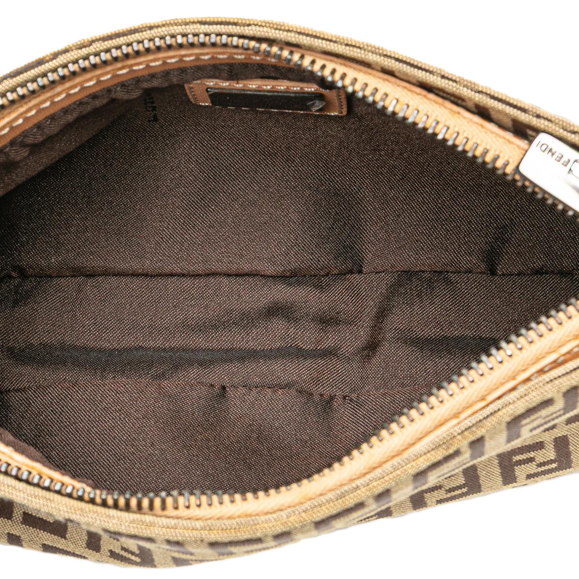 Fendi Zucchino Canvas Pochette