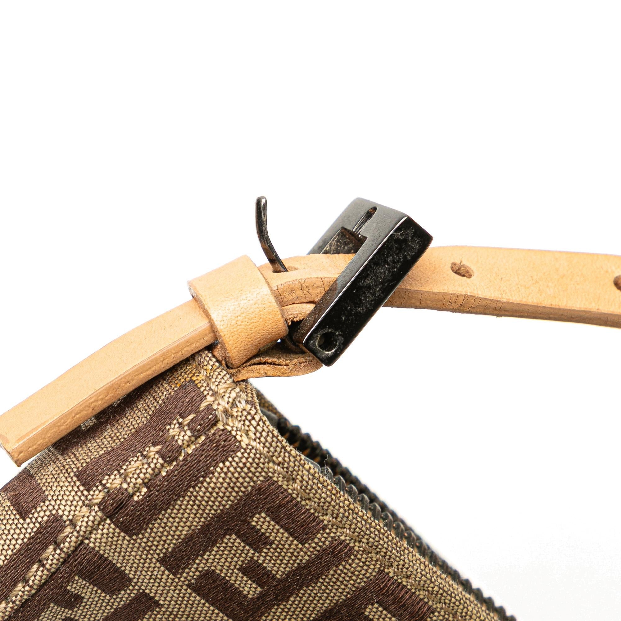 Fendi Zucchino Canvas Pochette