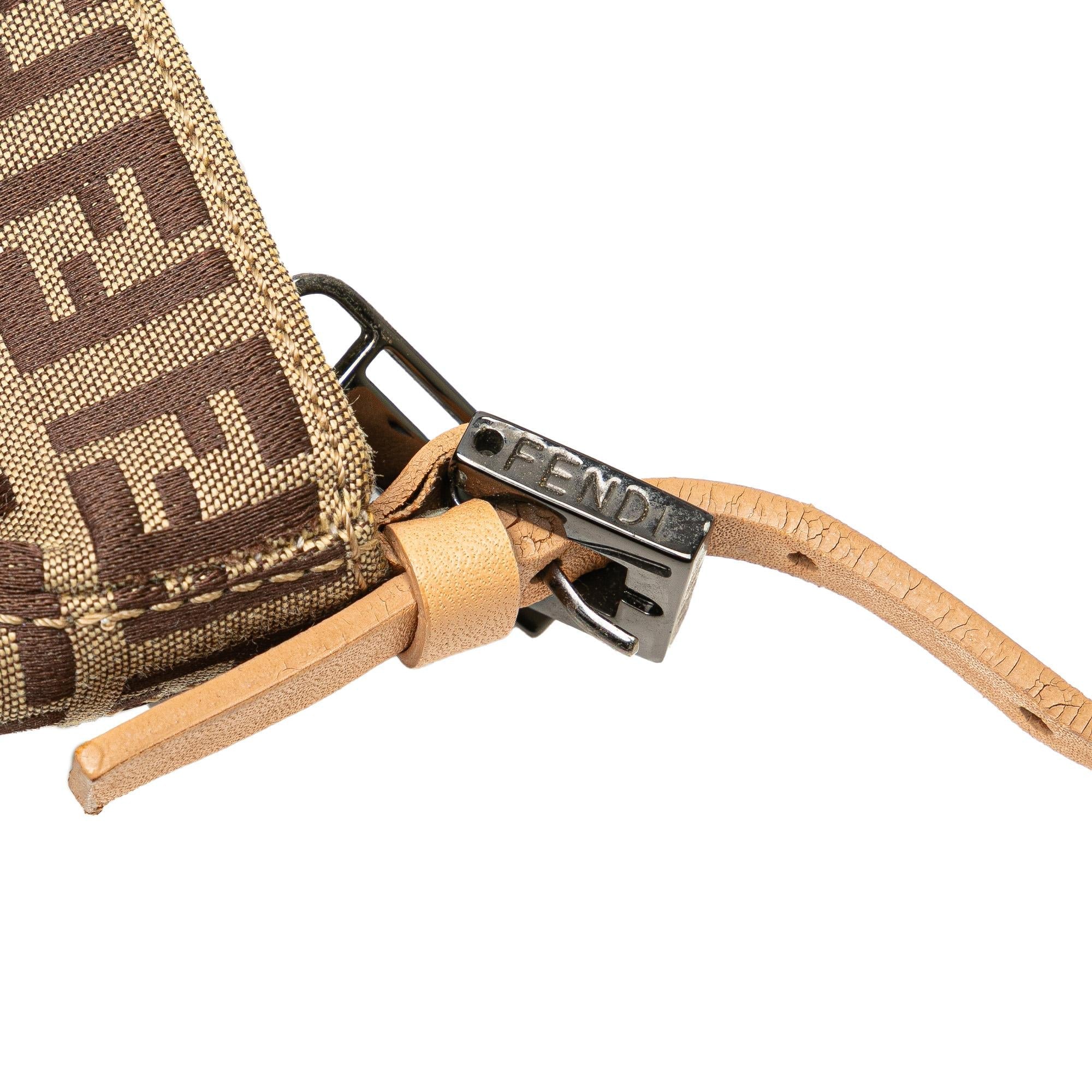 Fendi Zucchino Canvas Pochette