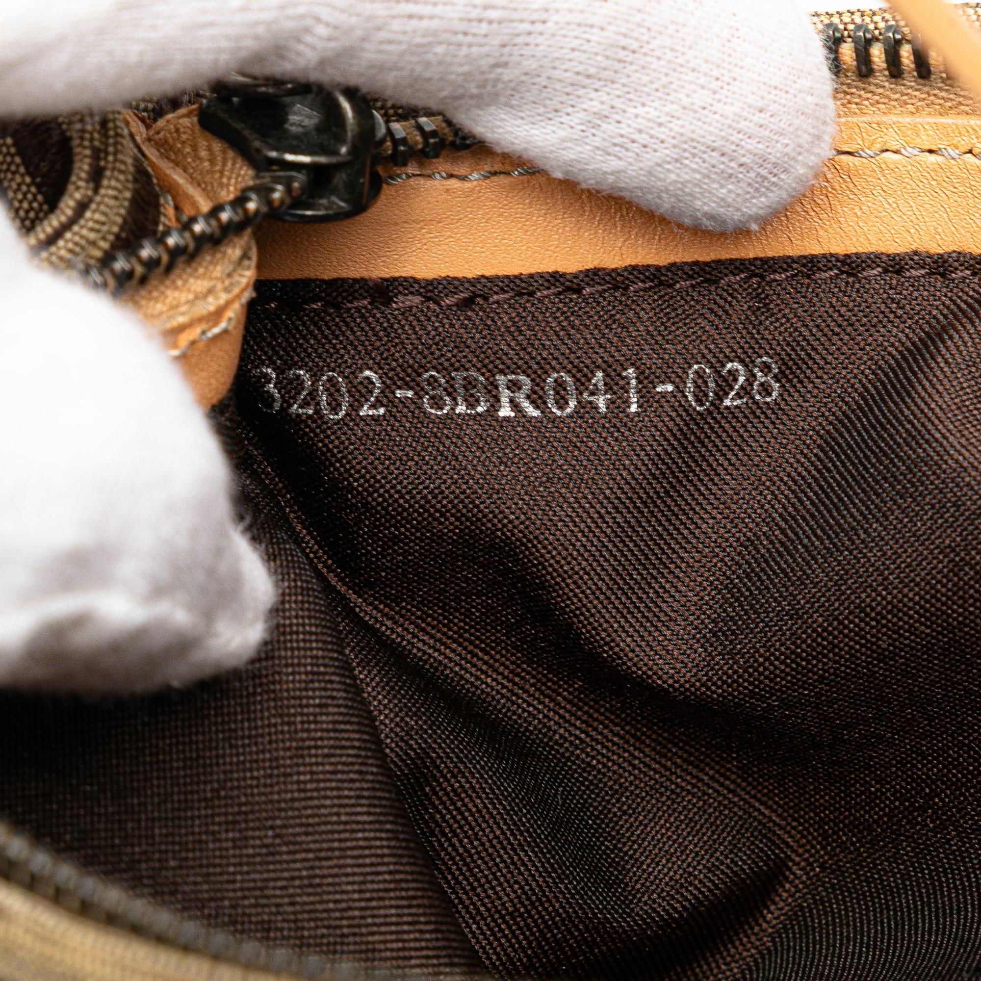 Fendi Zucchino Canvas Pochette