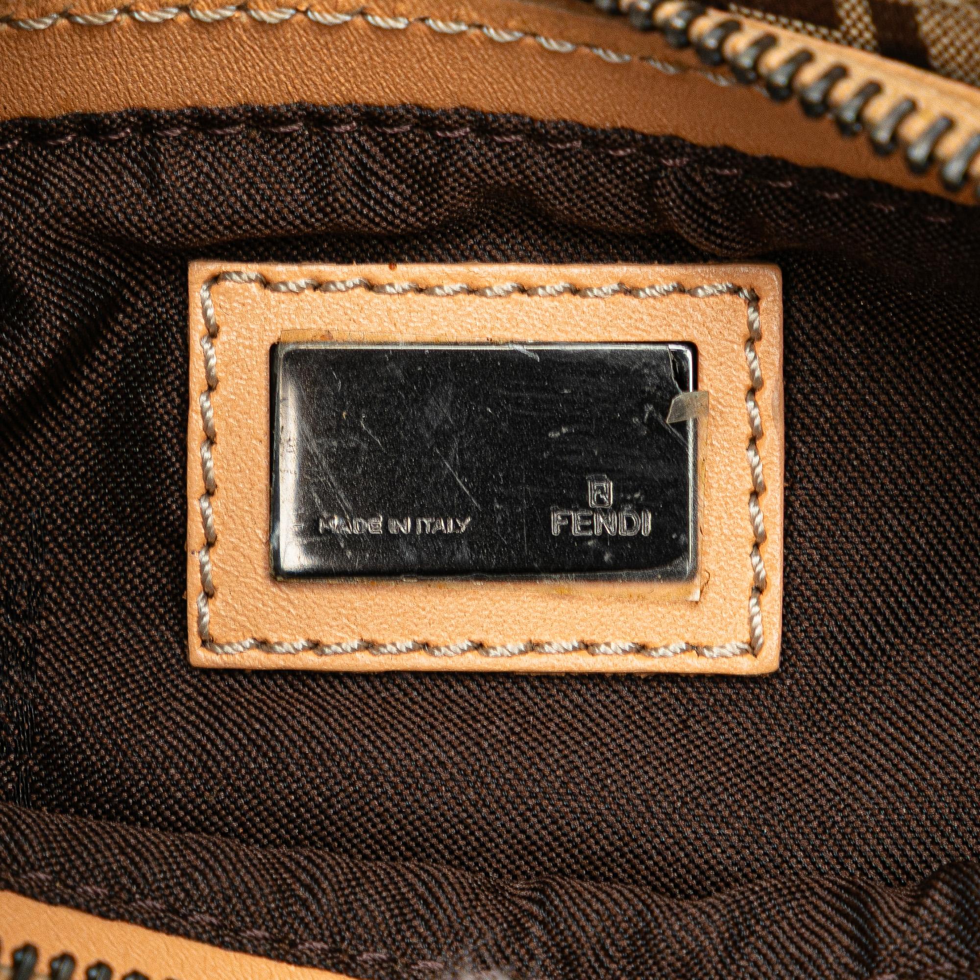 Fendi Zucchino Canvas Pochette