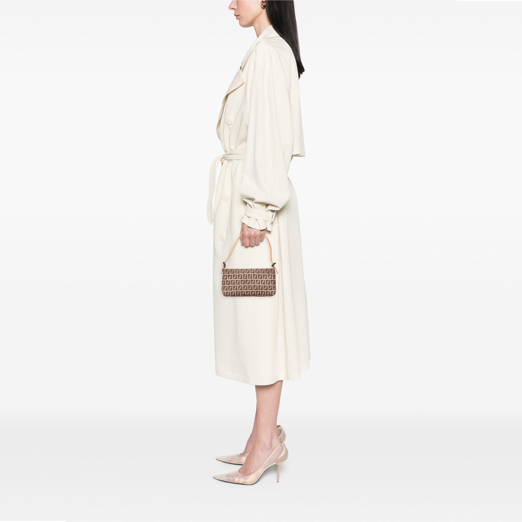 Fendi Zucchino Canvas Pochette