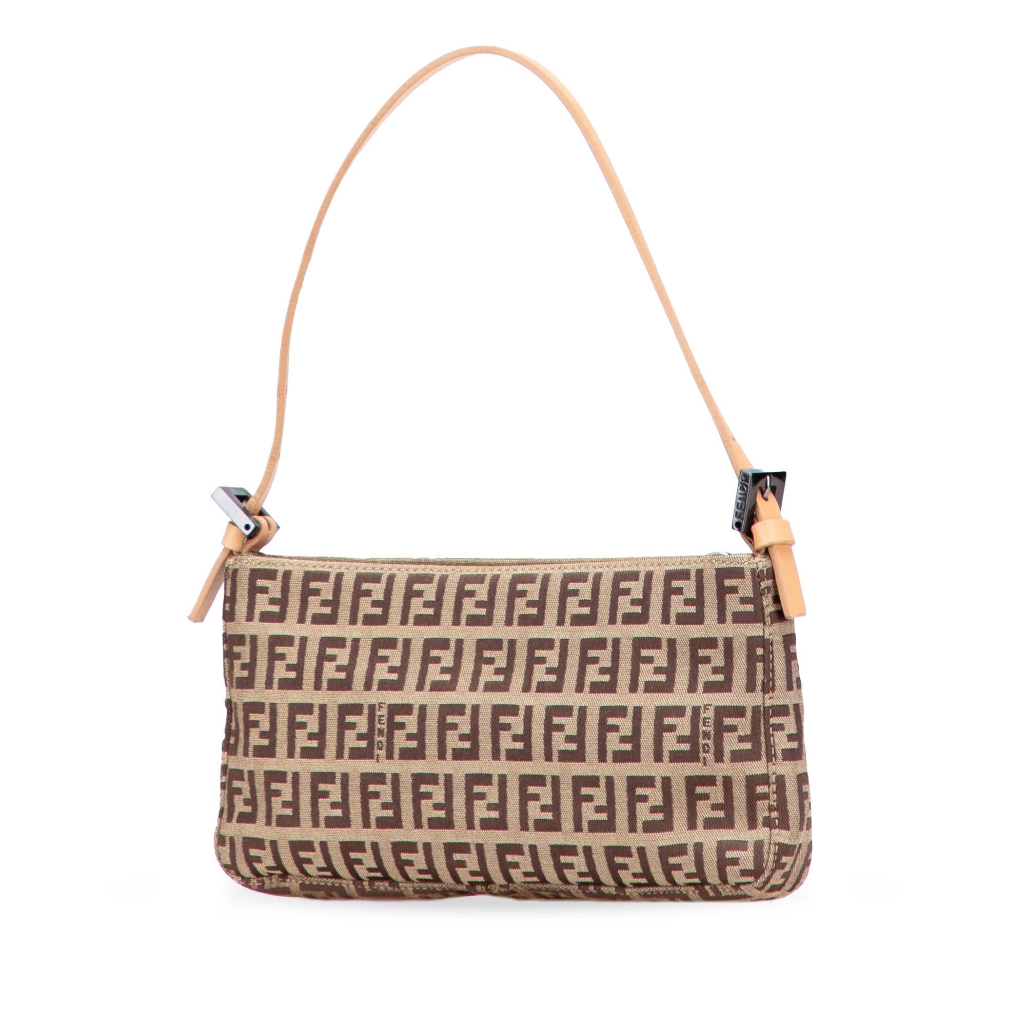 Fendi Zucchino Canvas Pochette