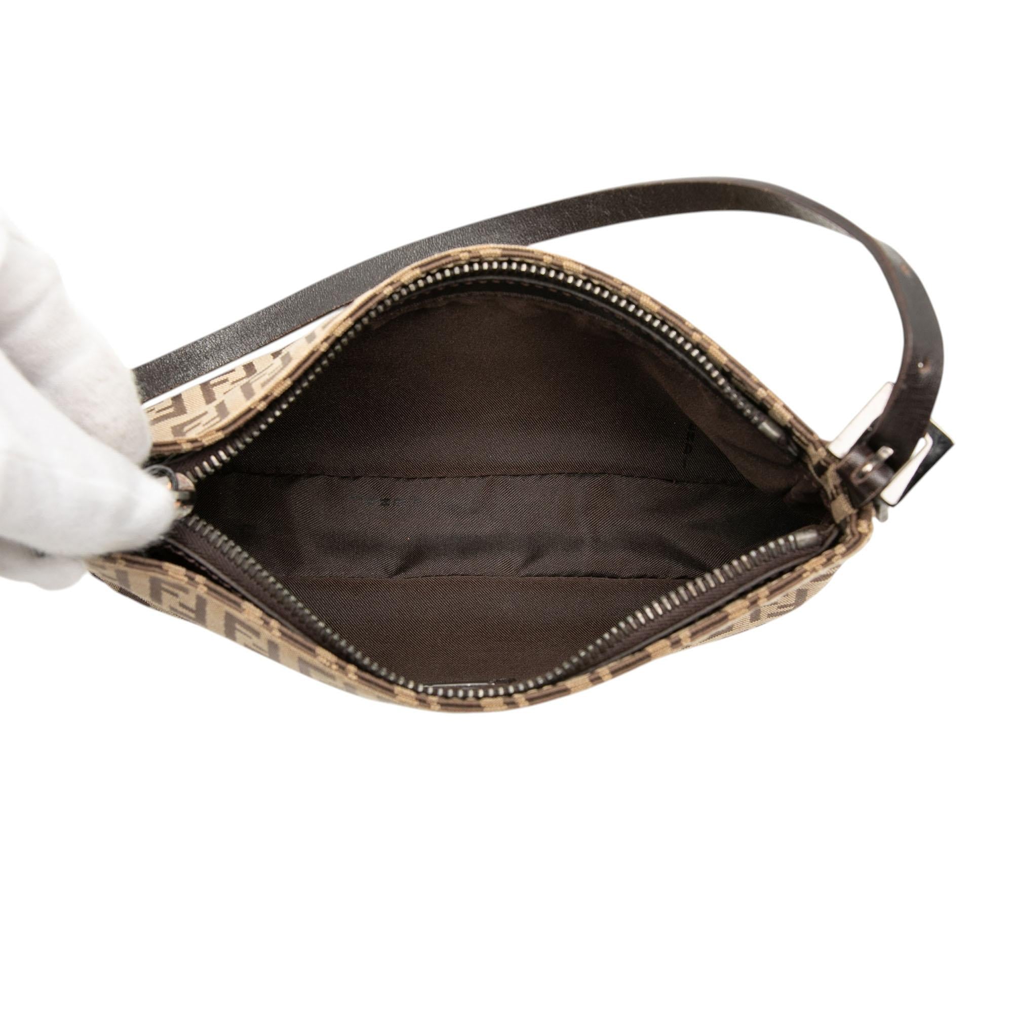 Fendi Zucchino Canvas Pochette