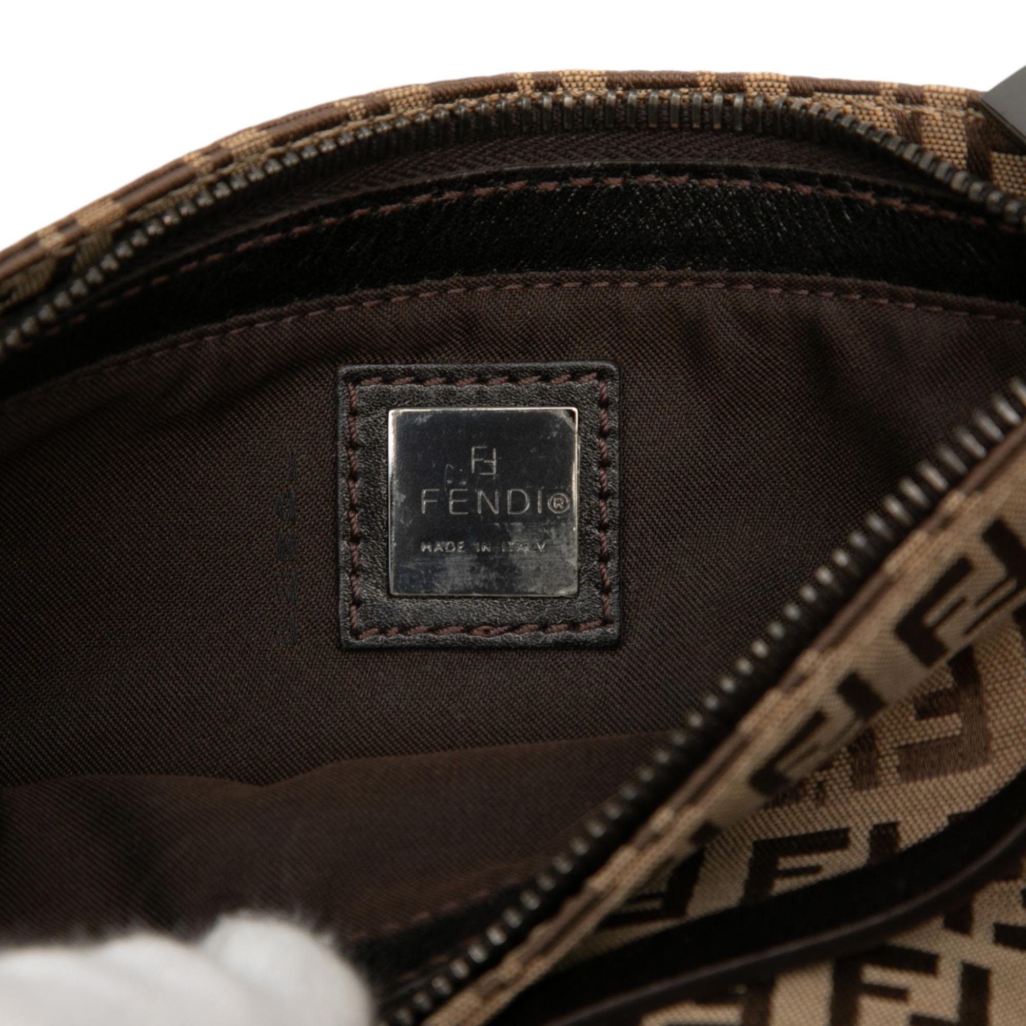 Fendi Zucchino Canvas Pochette