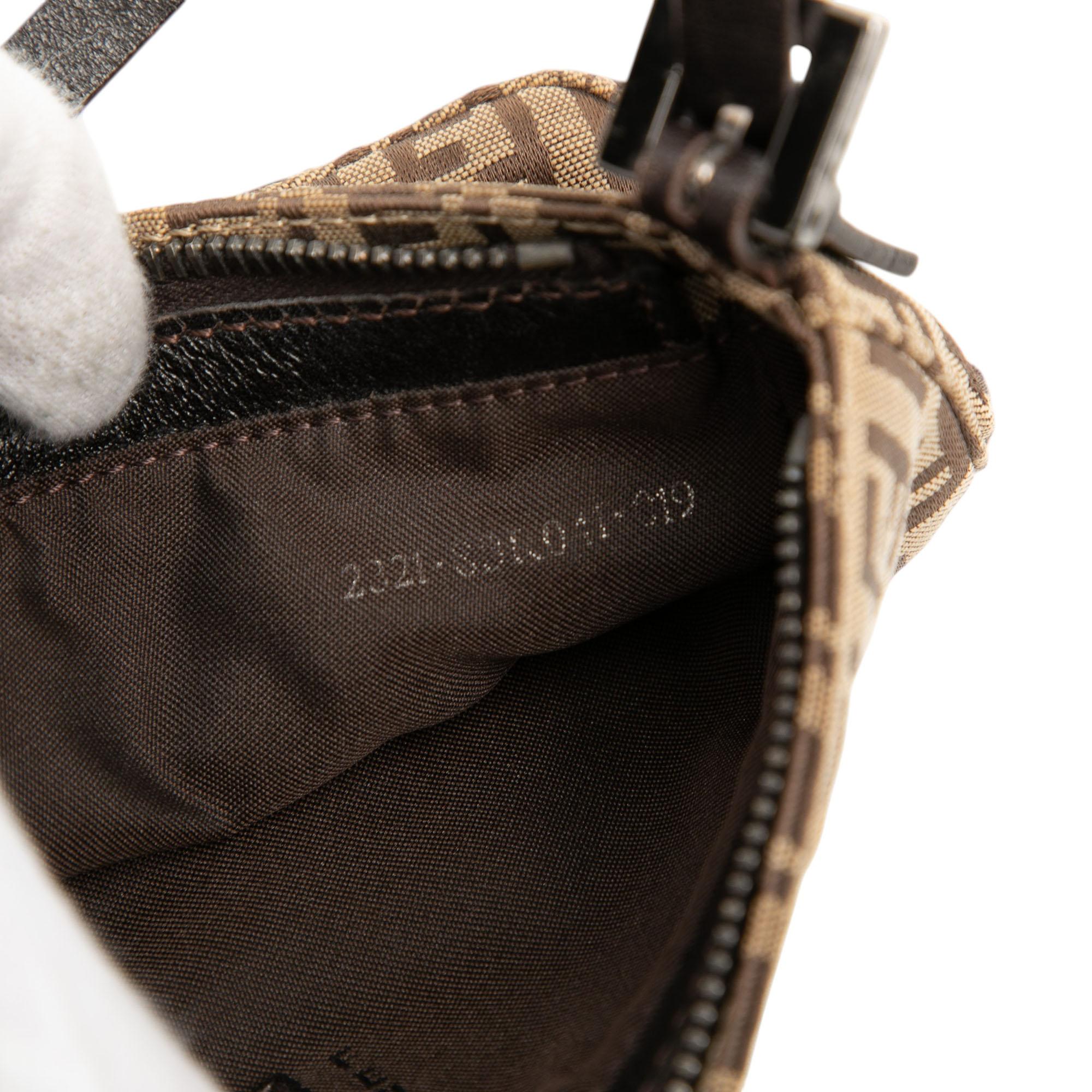 Fendi Zucchino Canvas Pochette
