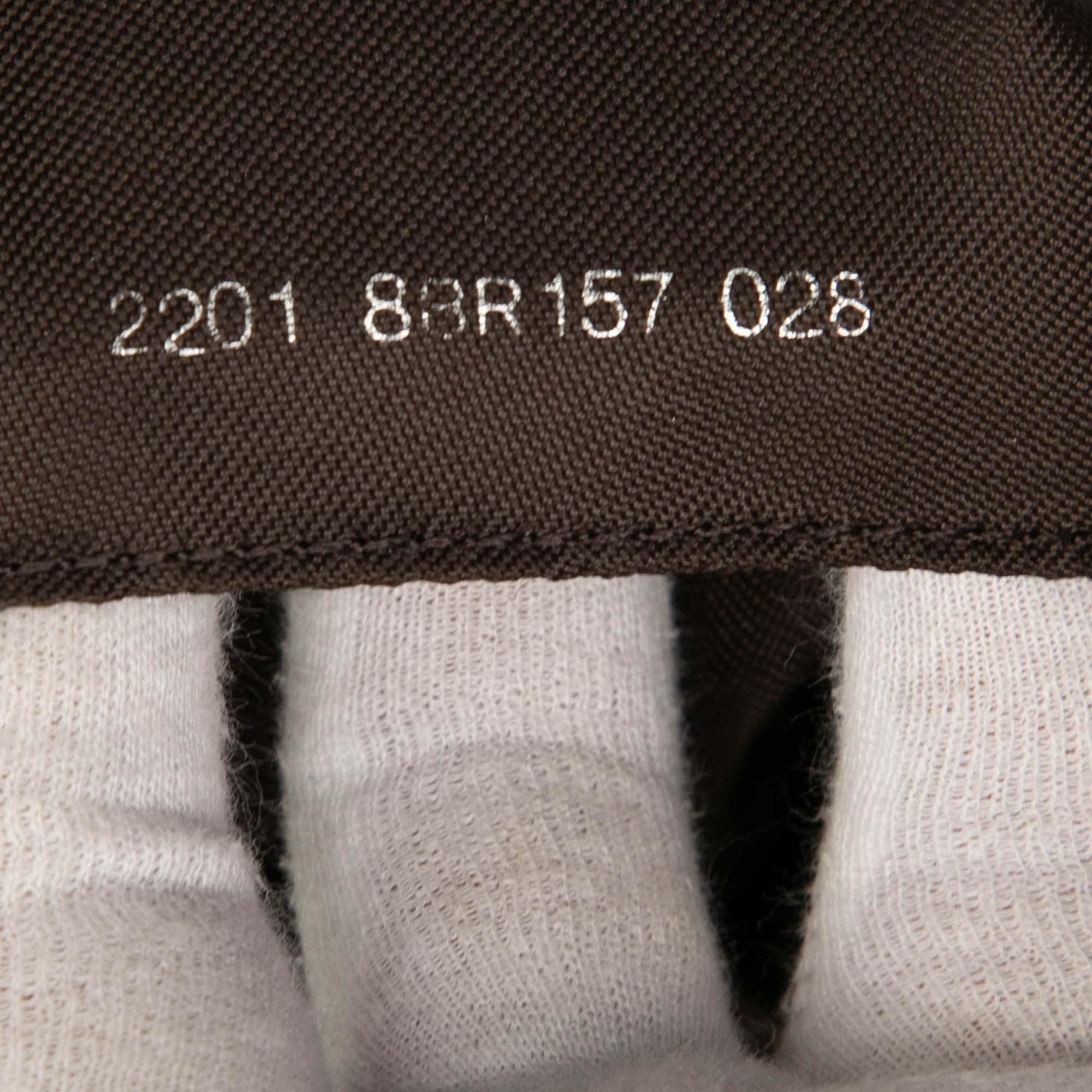Fendi Zucchino Canvas Shoulder Bag