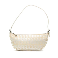 Fendi Zucchino Canvas Shoulder Bag