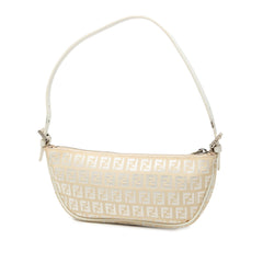 Fendi Zucchino Canvas Shoulder Bag