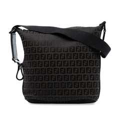 Fendi Zucchino Canvas Shoulder Bag