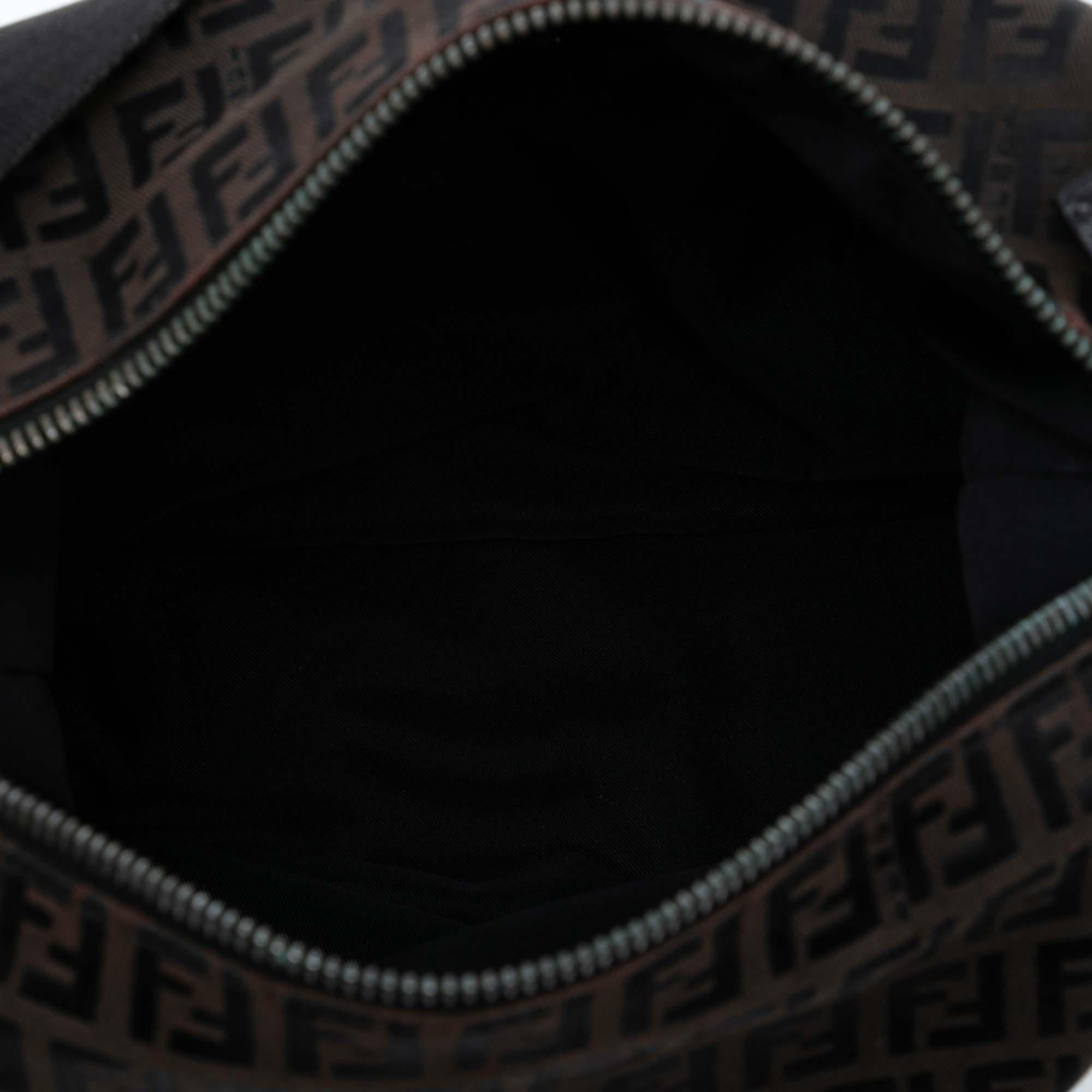 Fendi Zucchino Canvas Shoulder Bag