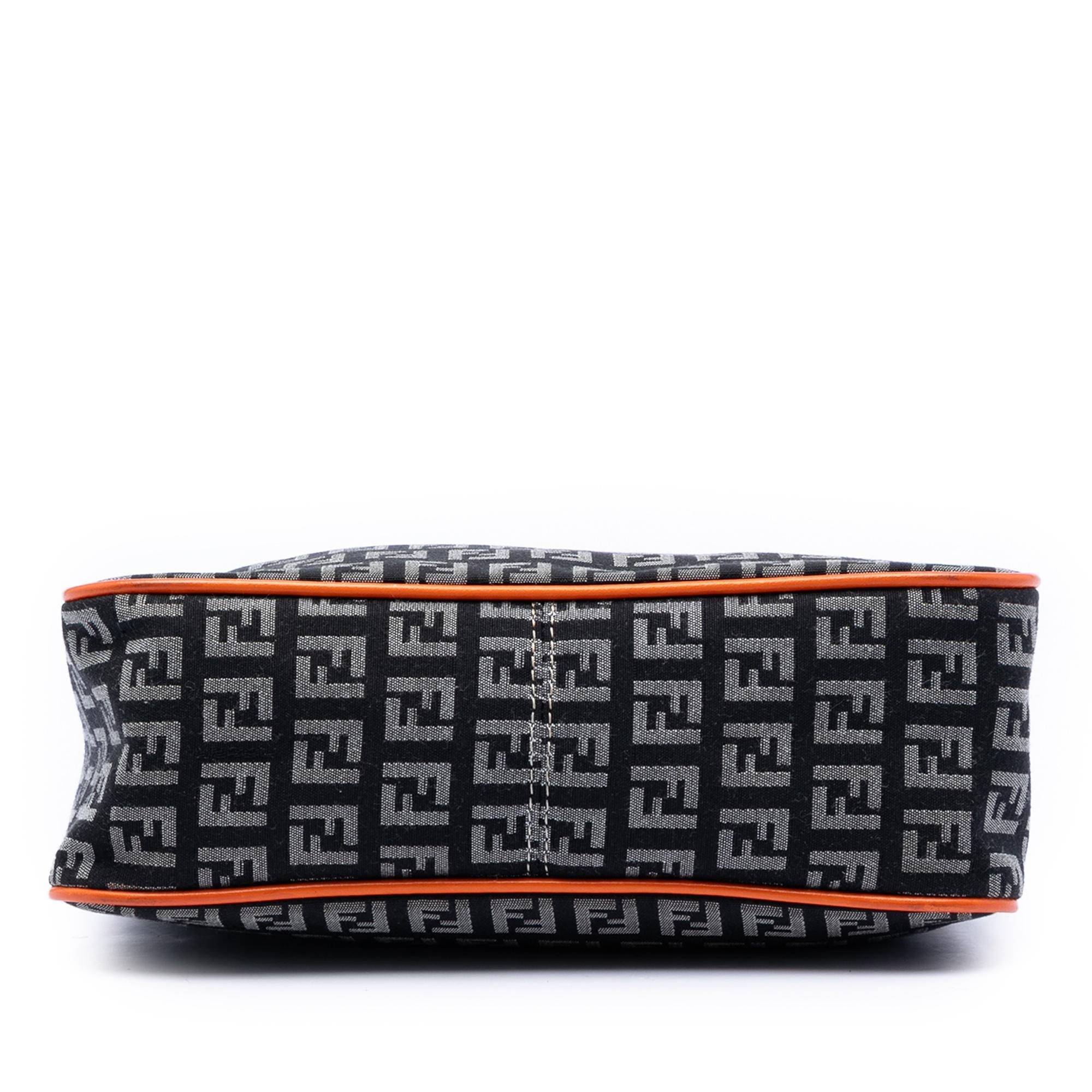 Fendi Zucchino Canvas Shoulder Bag