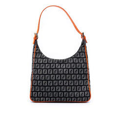 Fendi Zucchino Canvas Shoulder Bag