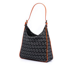 Fendi Zucchino Canvas Shoulder Bag