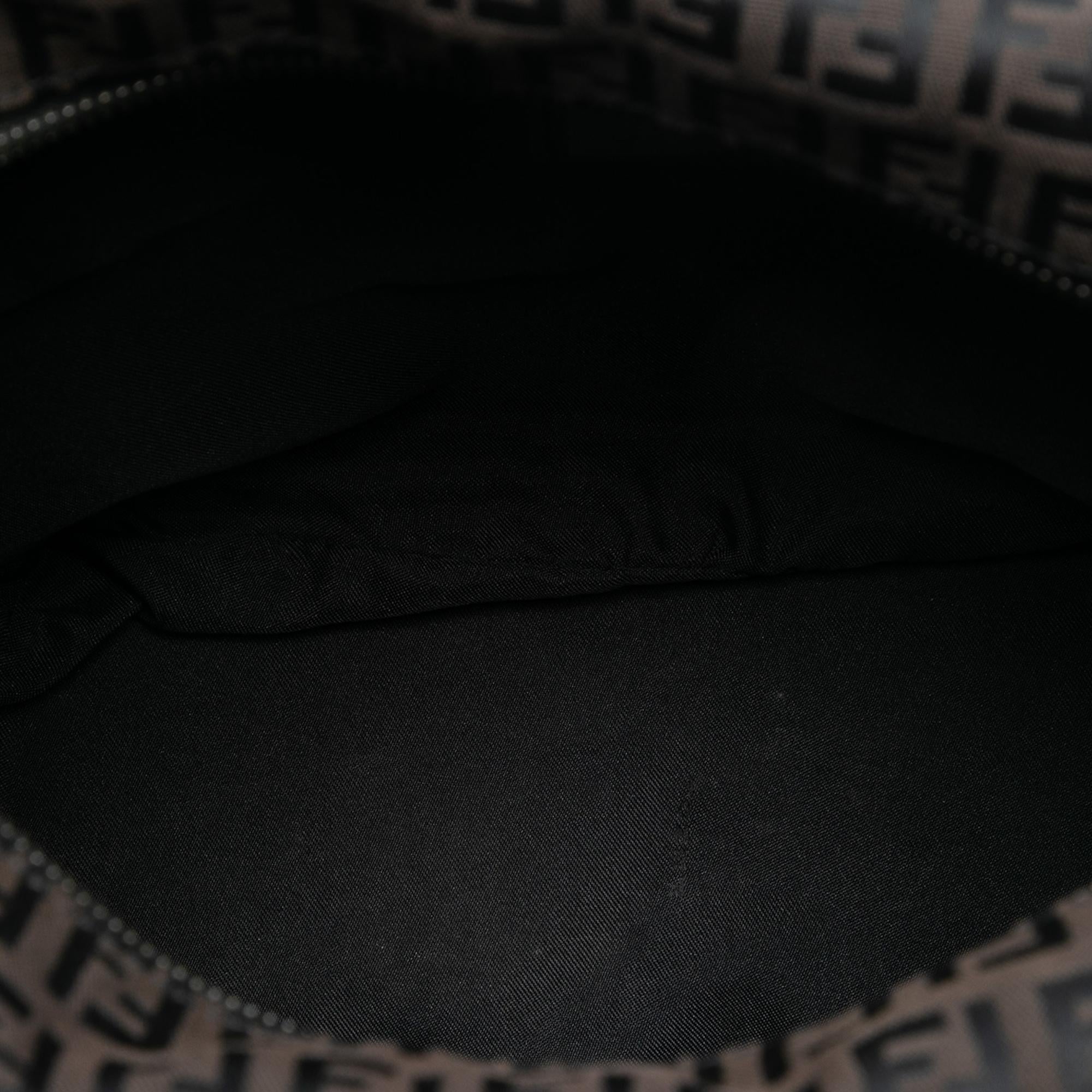 Fendi Zucchino Canvas Shoulder Bag