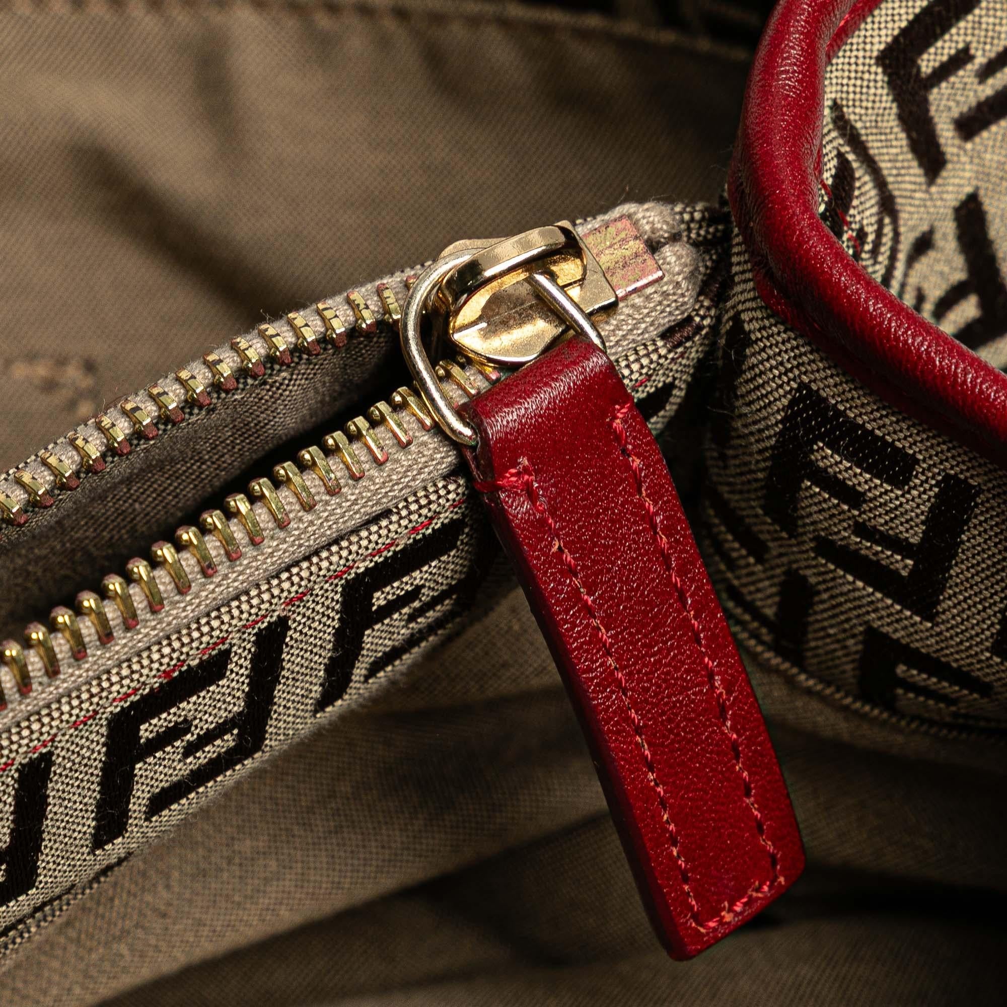 Fendi Zucchino Canvas Tote