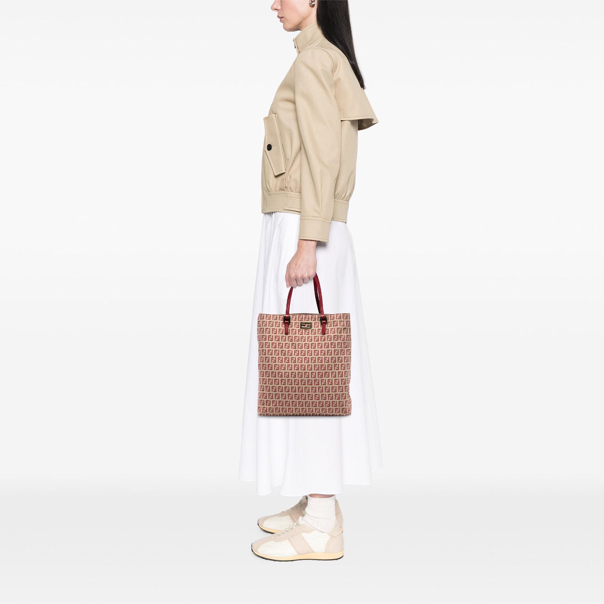 Fendi Zucchino Canvas Tote