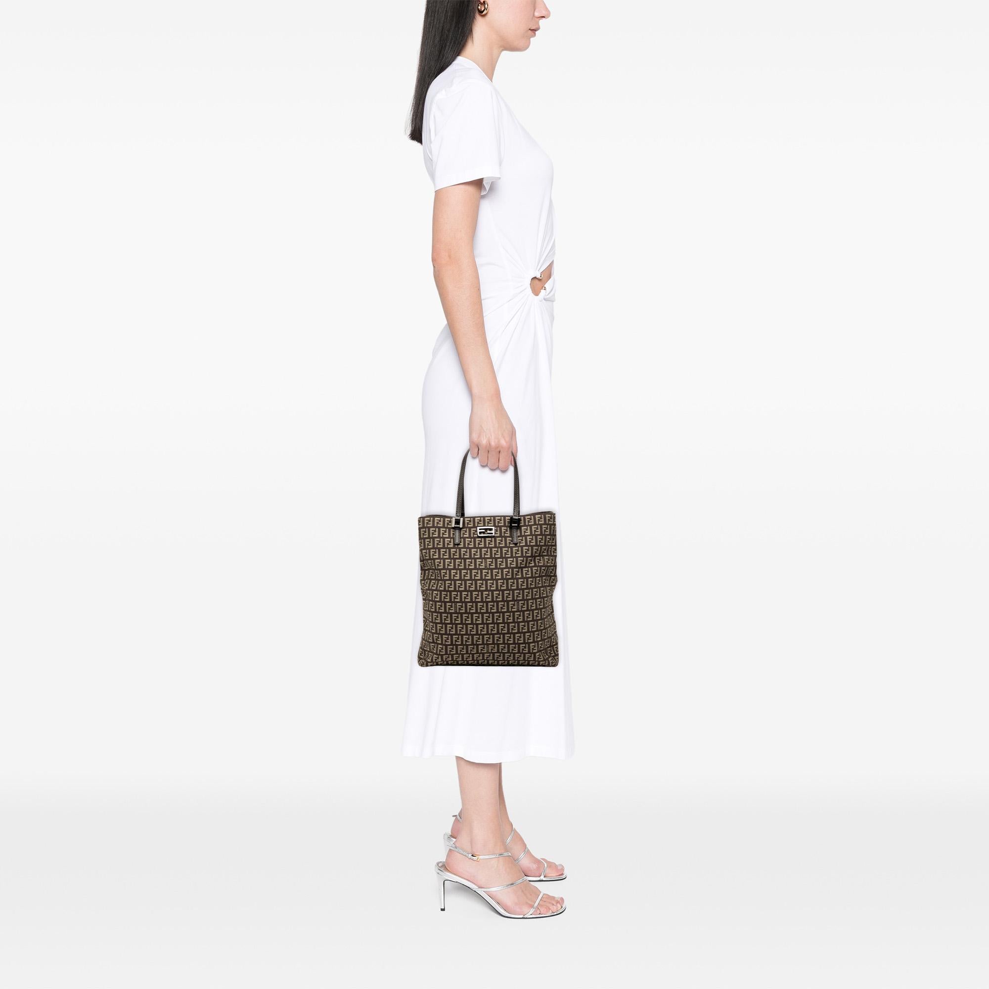 Fendi Zucchino Canvas Tote