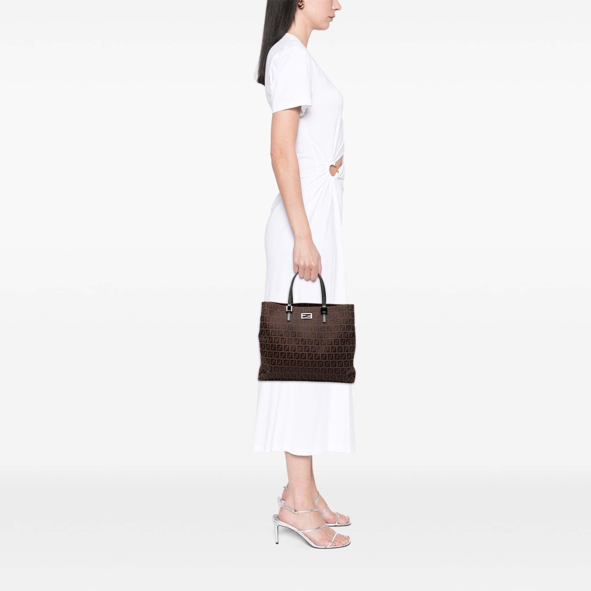 Fendi Zucchino Canvas Tote