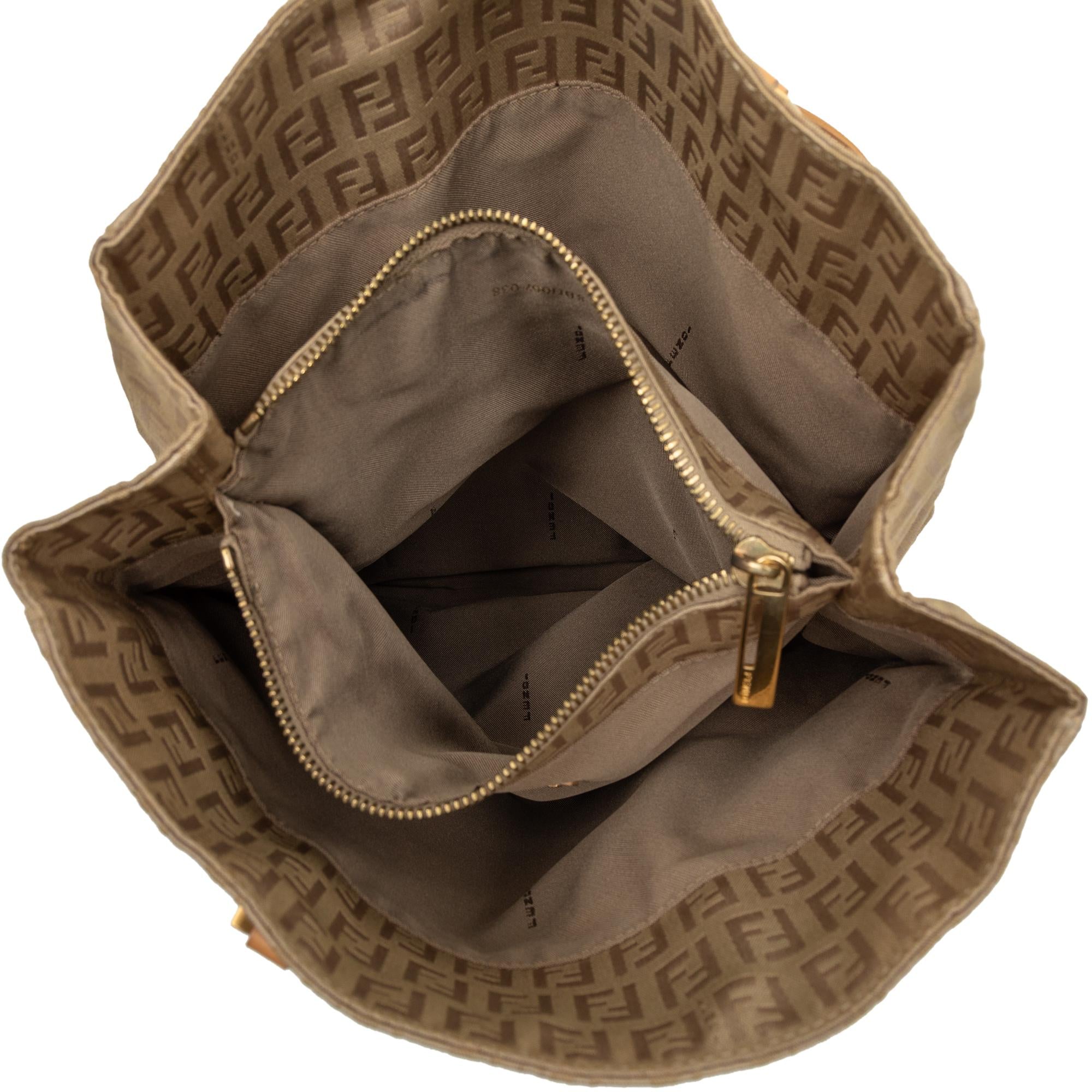Fendi Zucchino Canvas Tote
