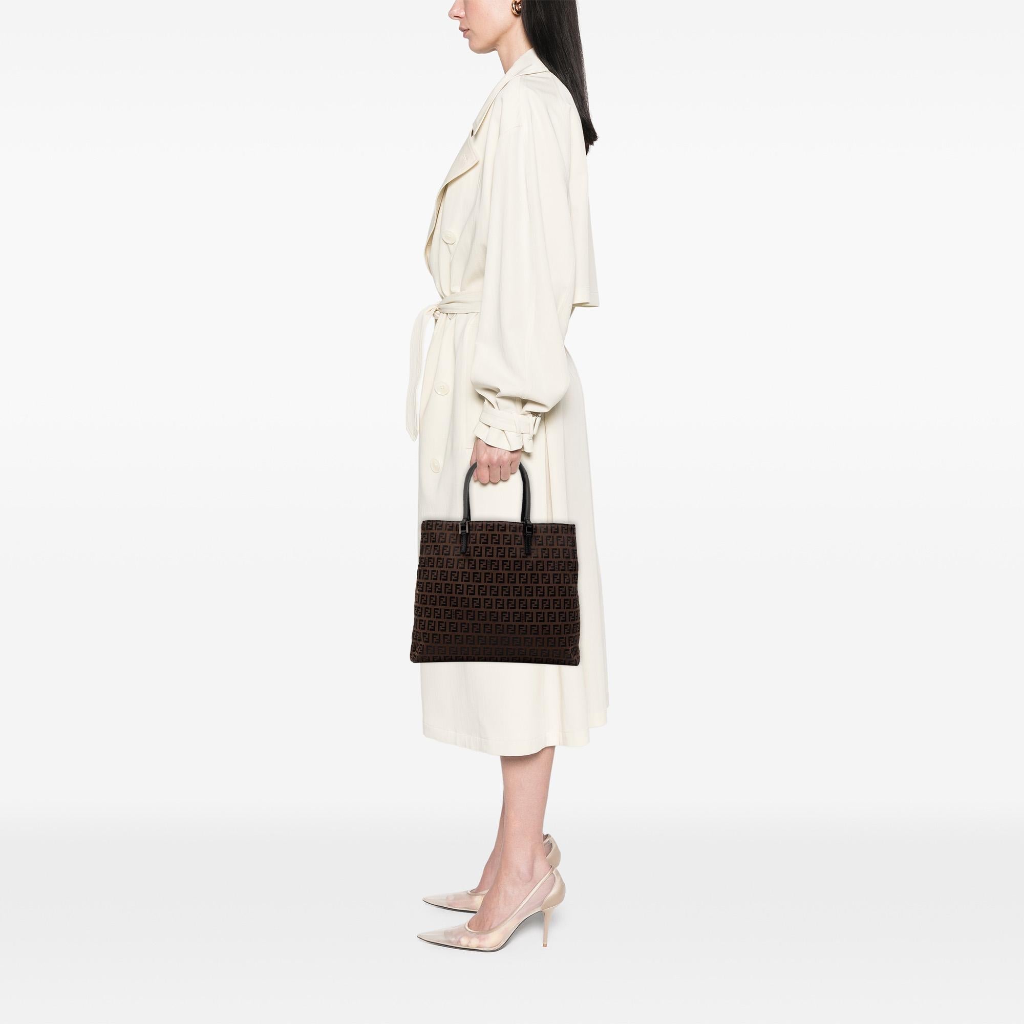 Fendi Zucchino Canvas Tote