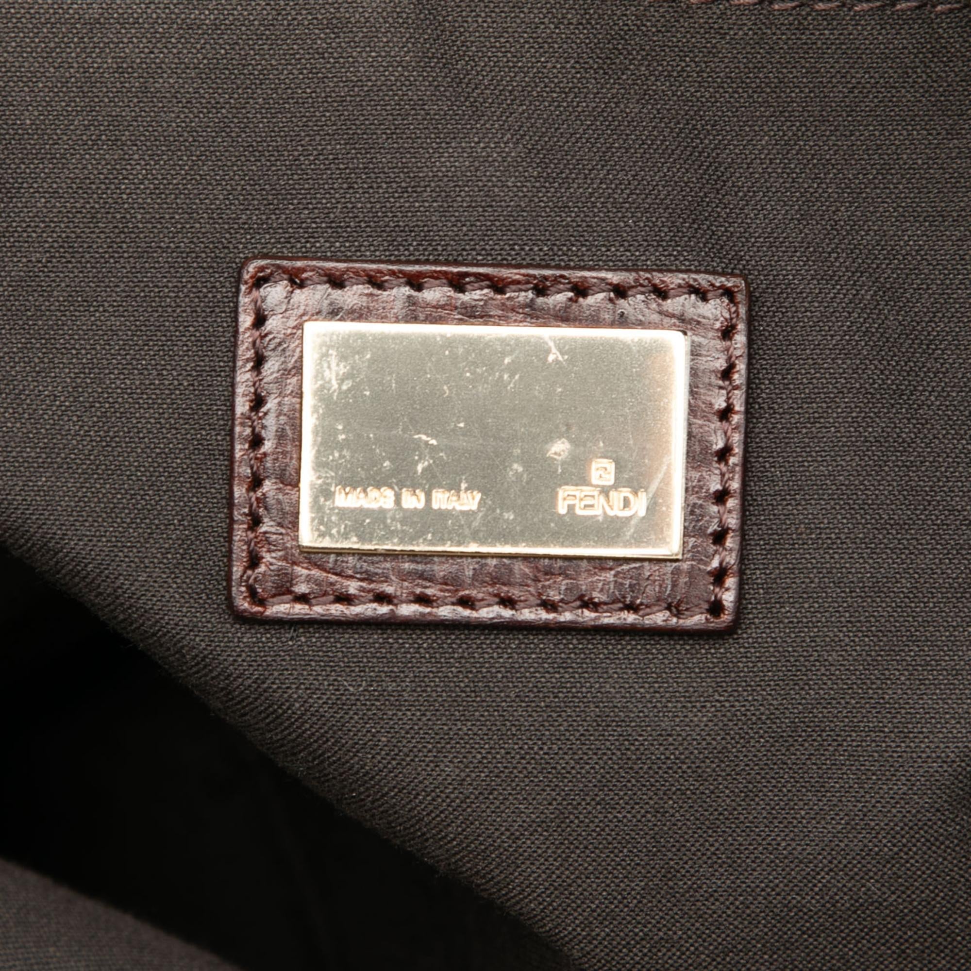 Fendi Zucchino Canvas Tote