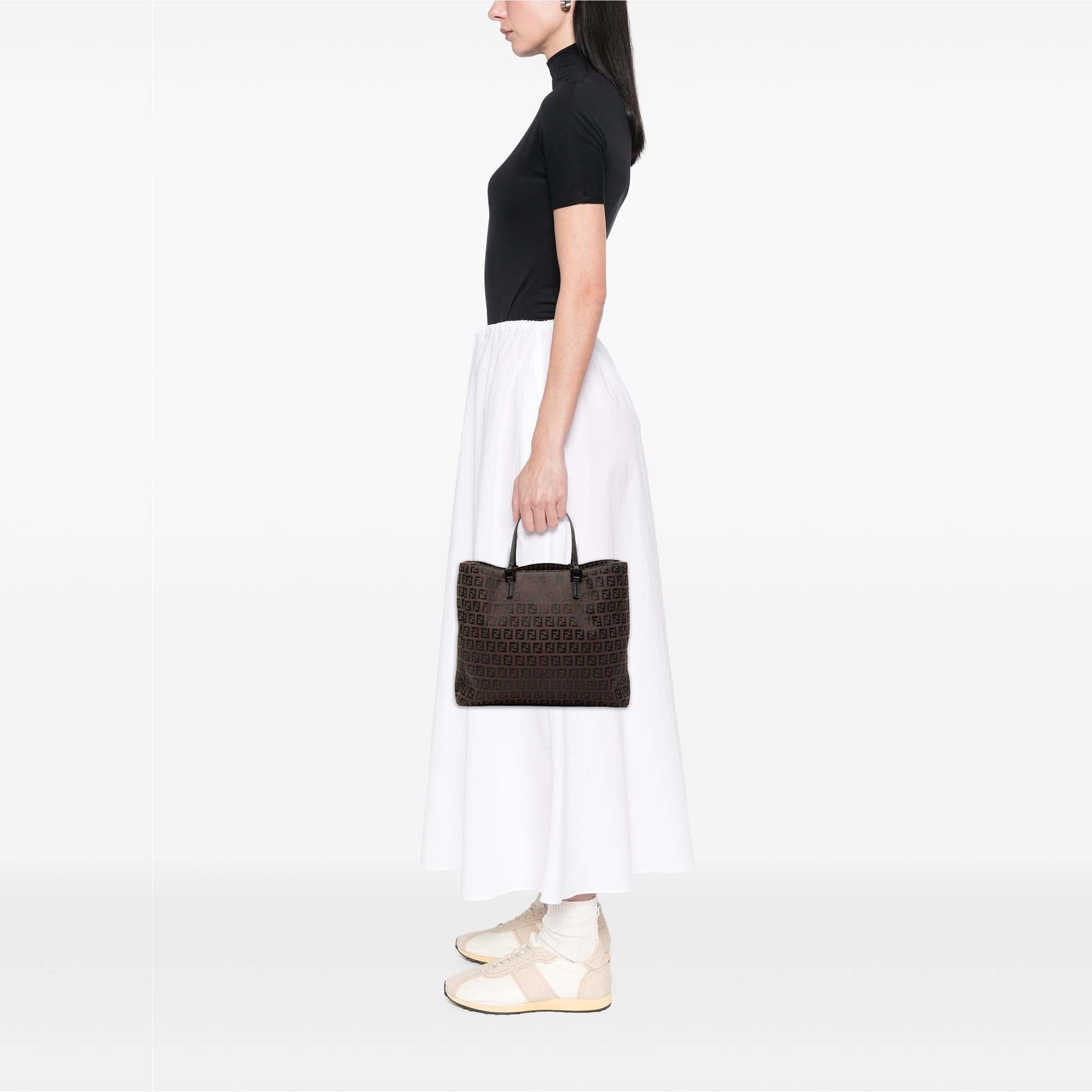 Fendi Zucchino Canvas Tote