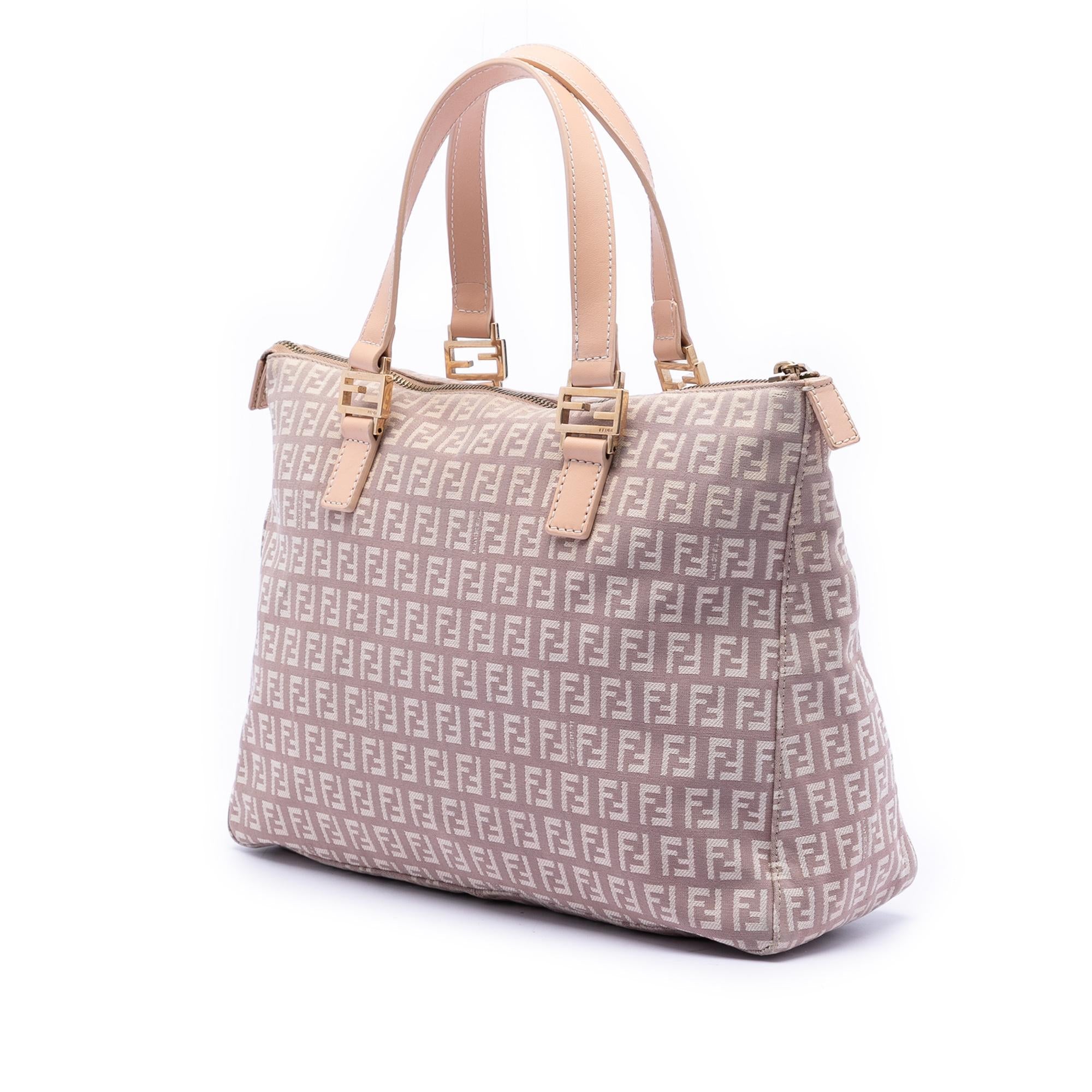 Fendi Zucchino Canvas Tote