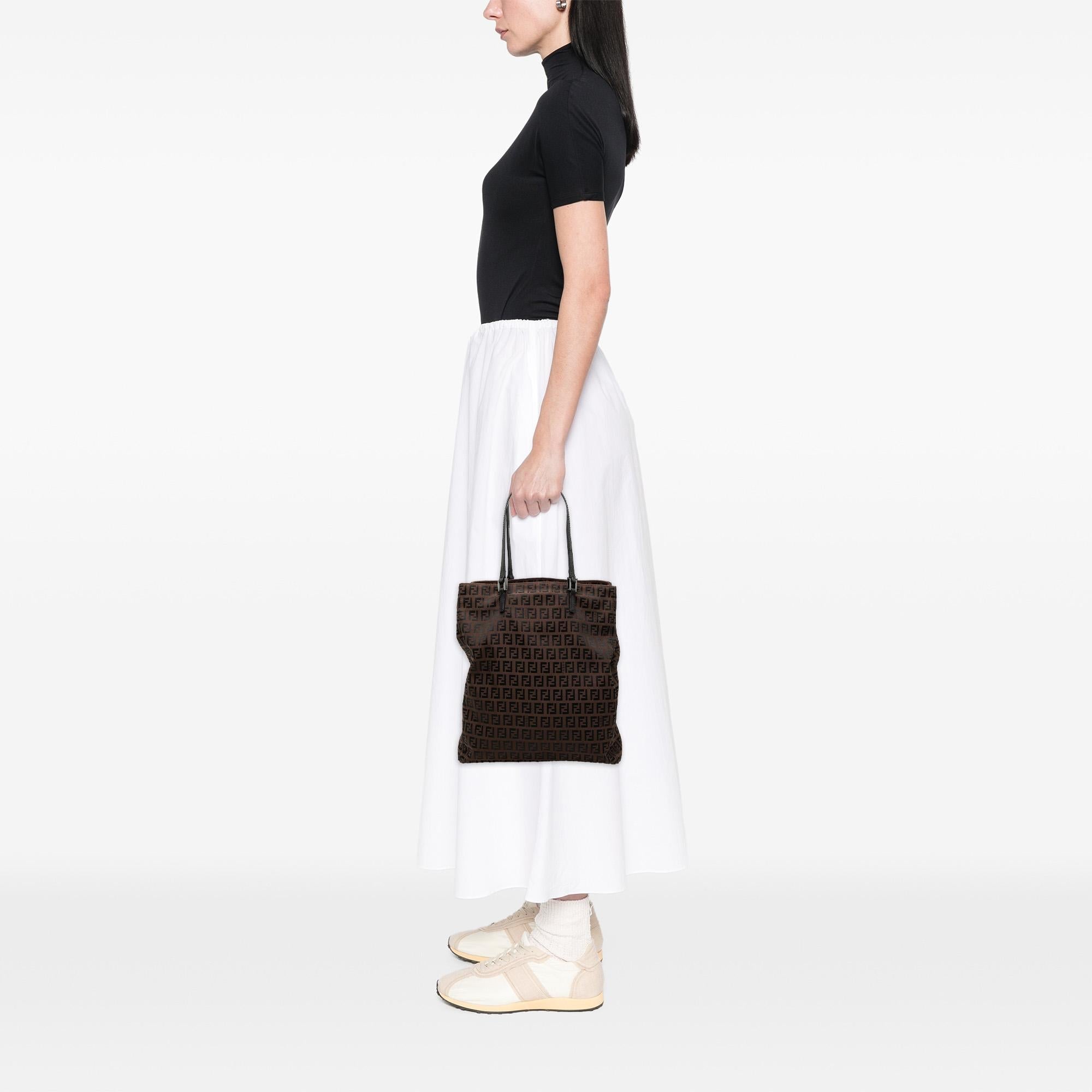 Fendi Zucchino Canvas Tote