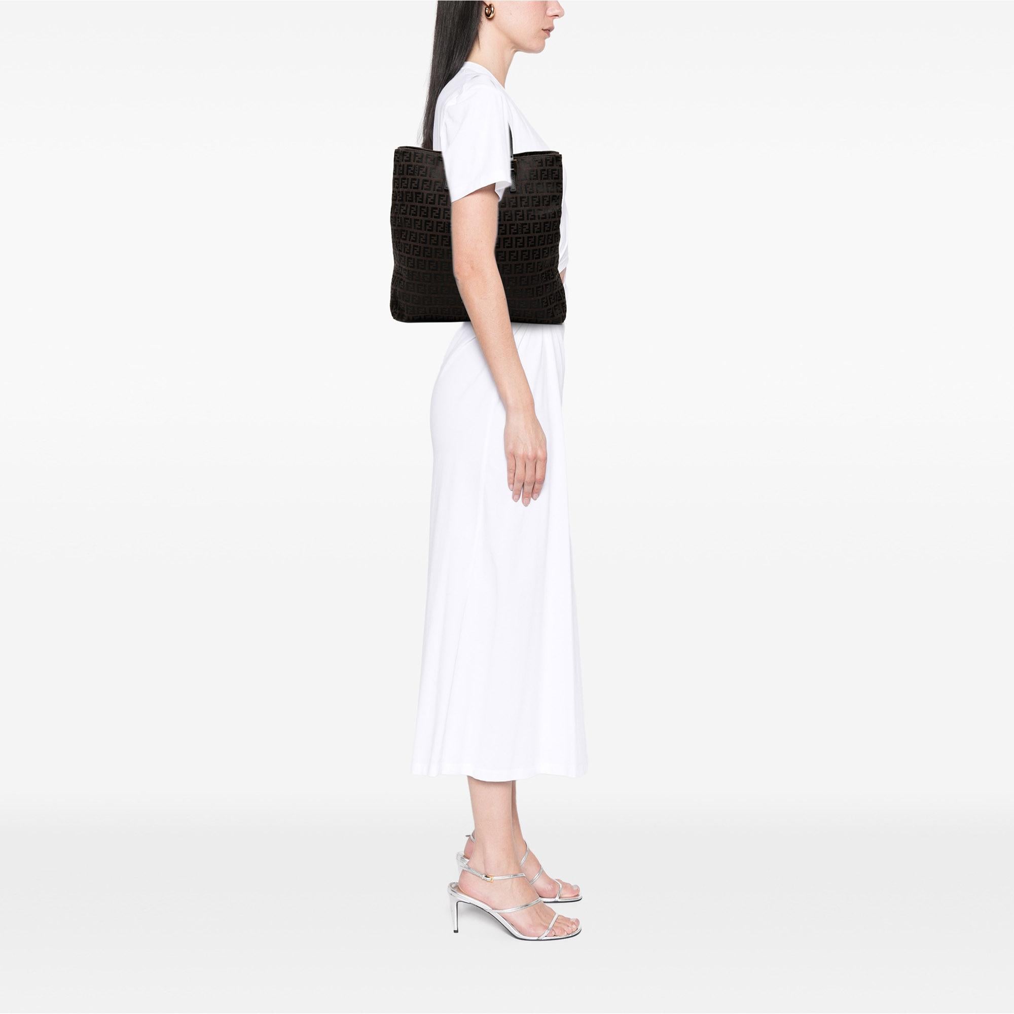 Fendi Zucchino Canvas Tote