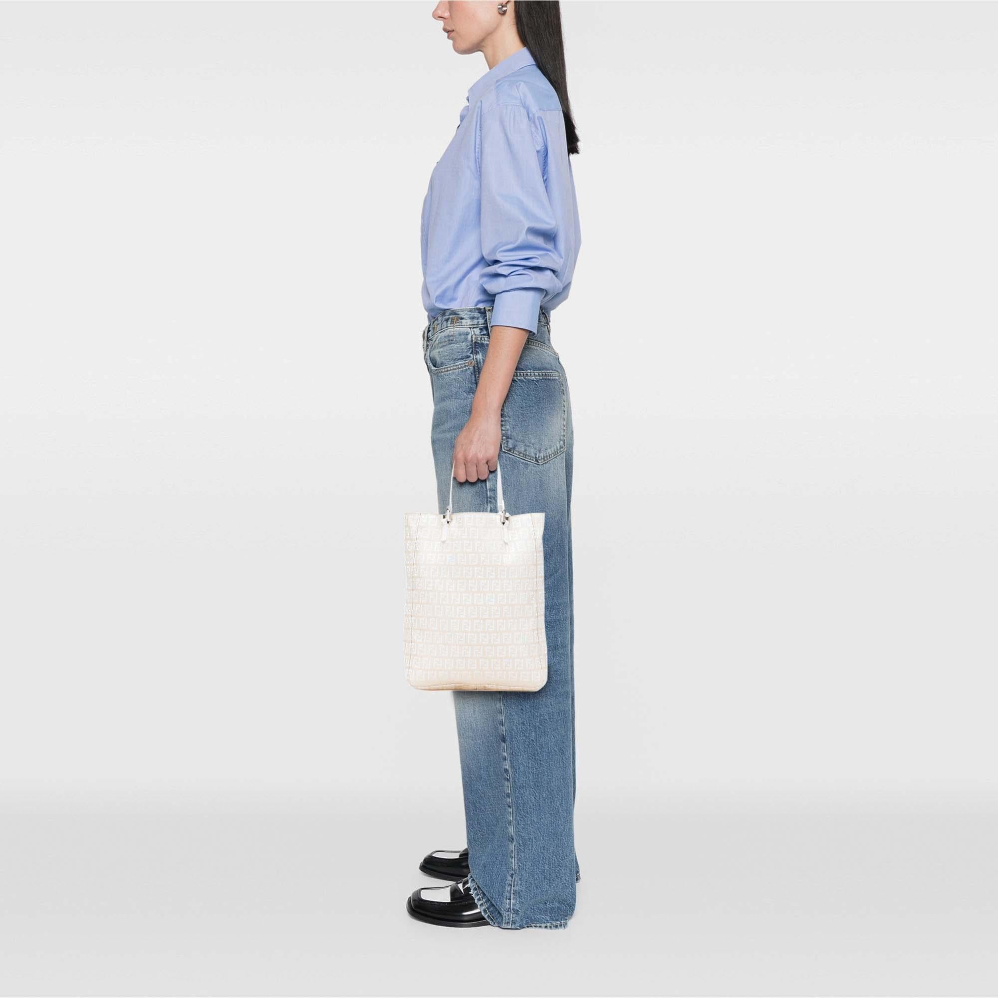Fendi Zucchino Canvas Tote