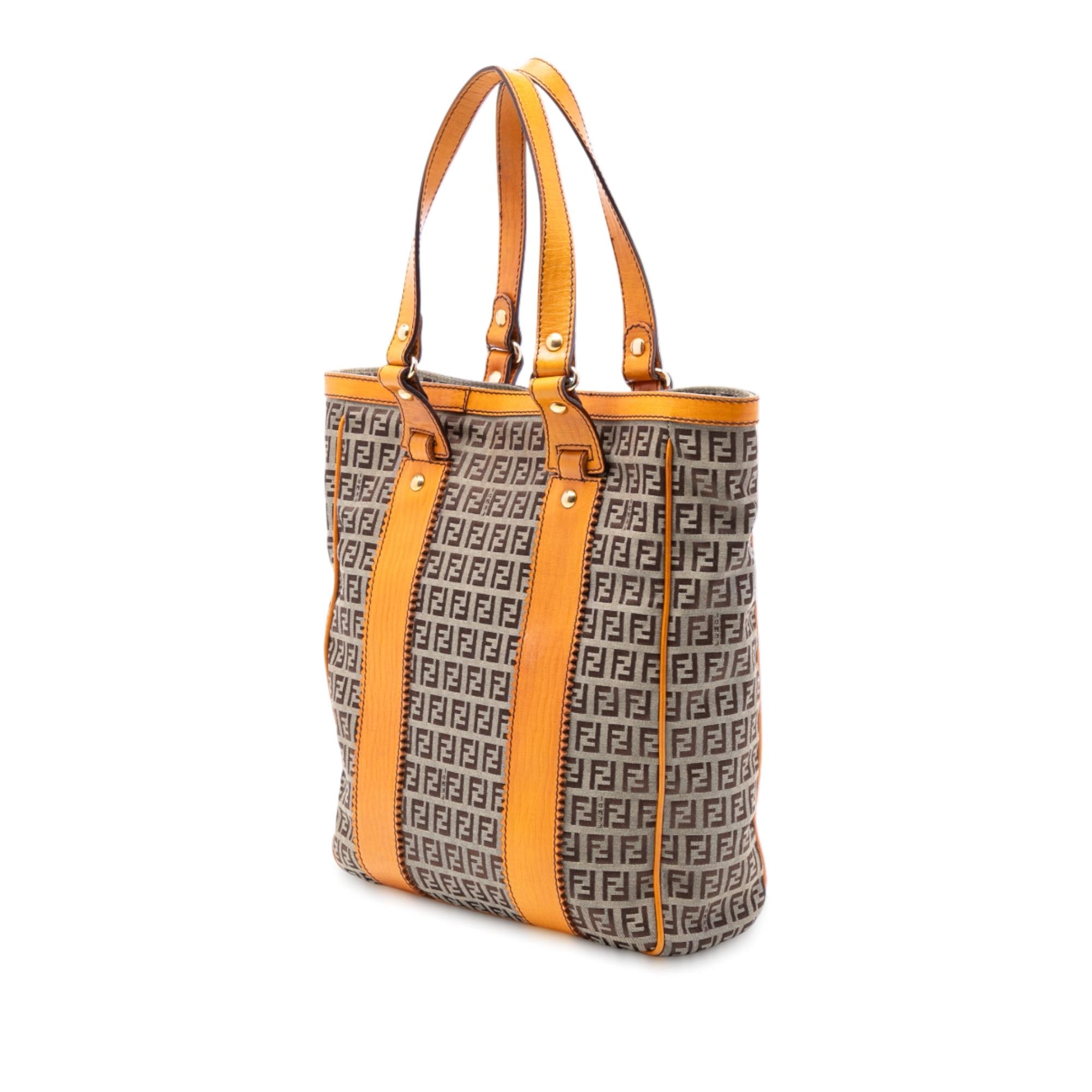 Fendi Zucchino Canvas Tote