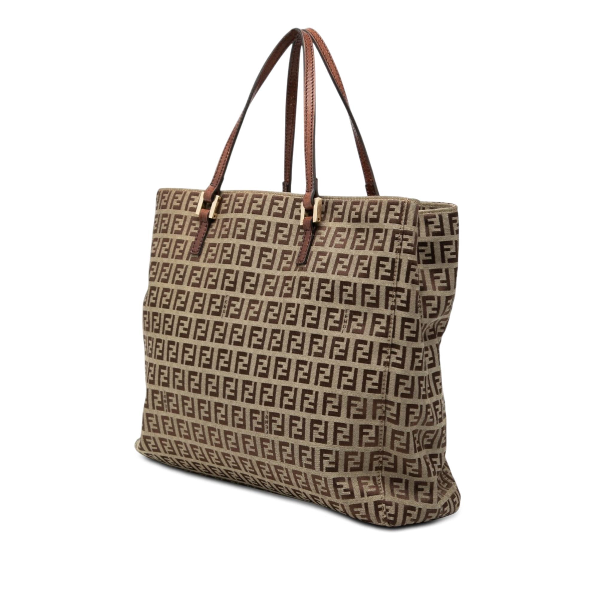 Fendi Zucchino Canvas Tote