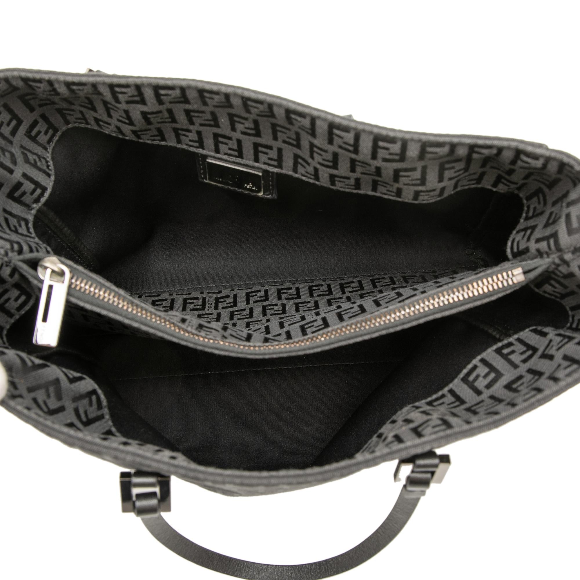 Fendi Zucchino Canvas Tote