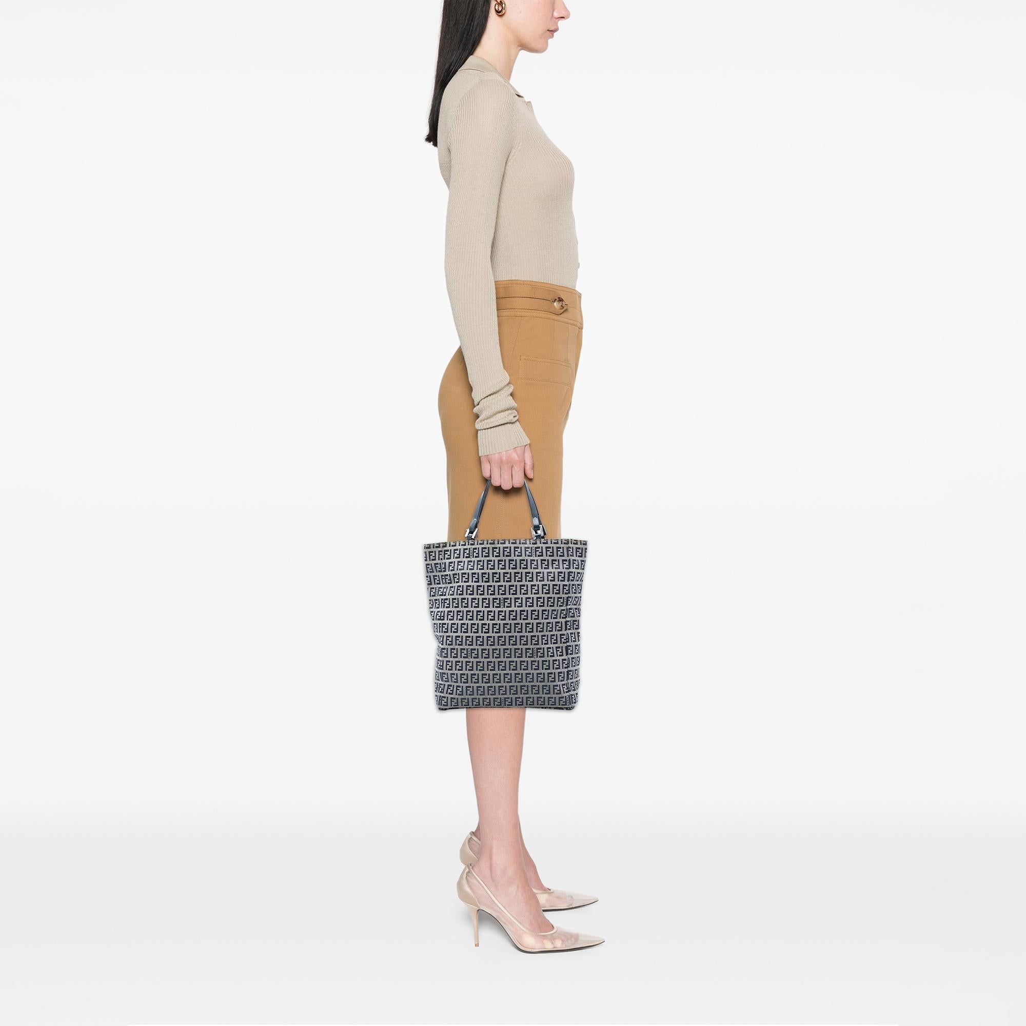 Fendi Zucchino Canvas Tote