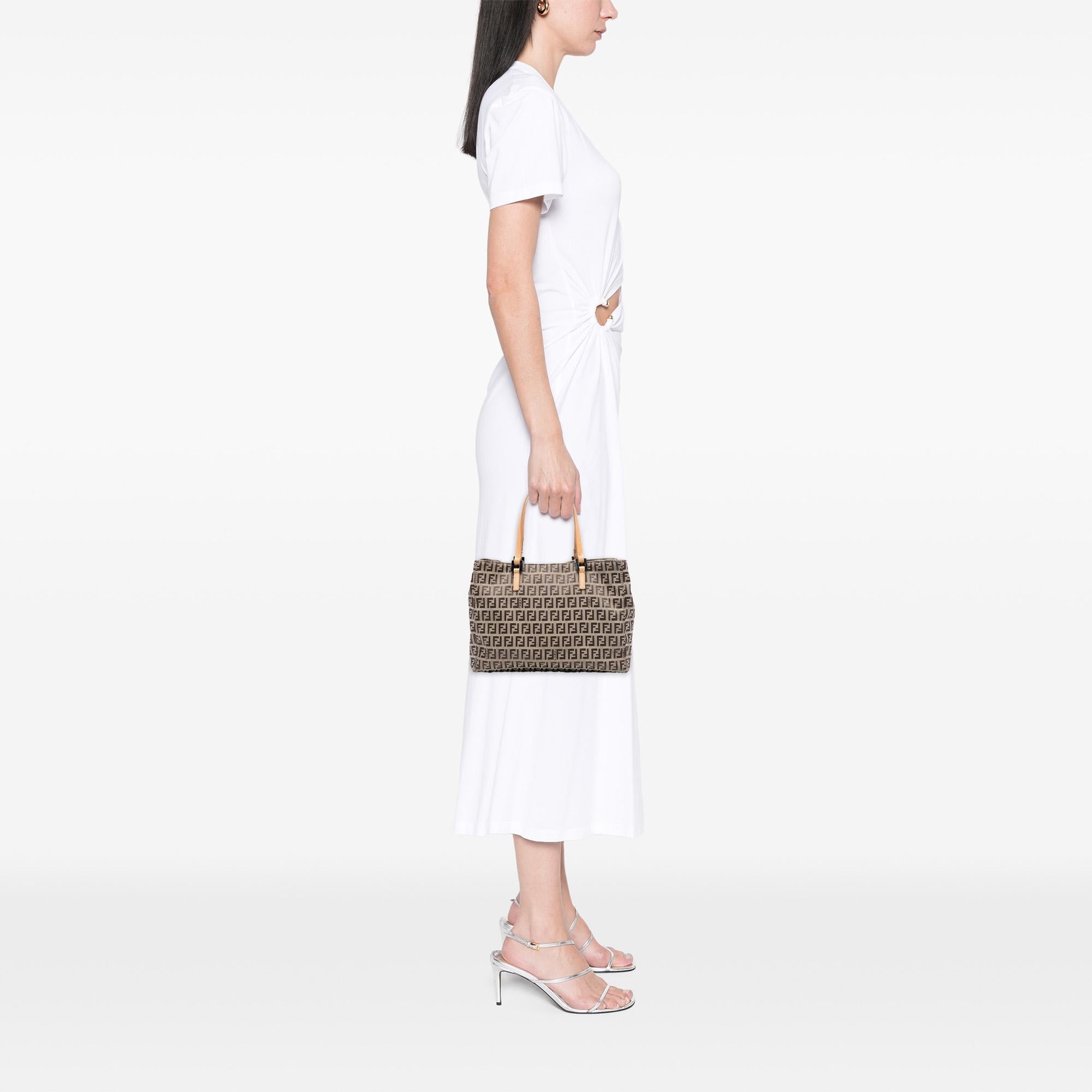 Fendi Zucchino Canvas Tote
