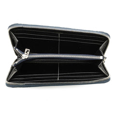 Fendi Zucchino Canvas Zip Around Long Wallet
