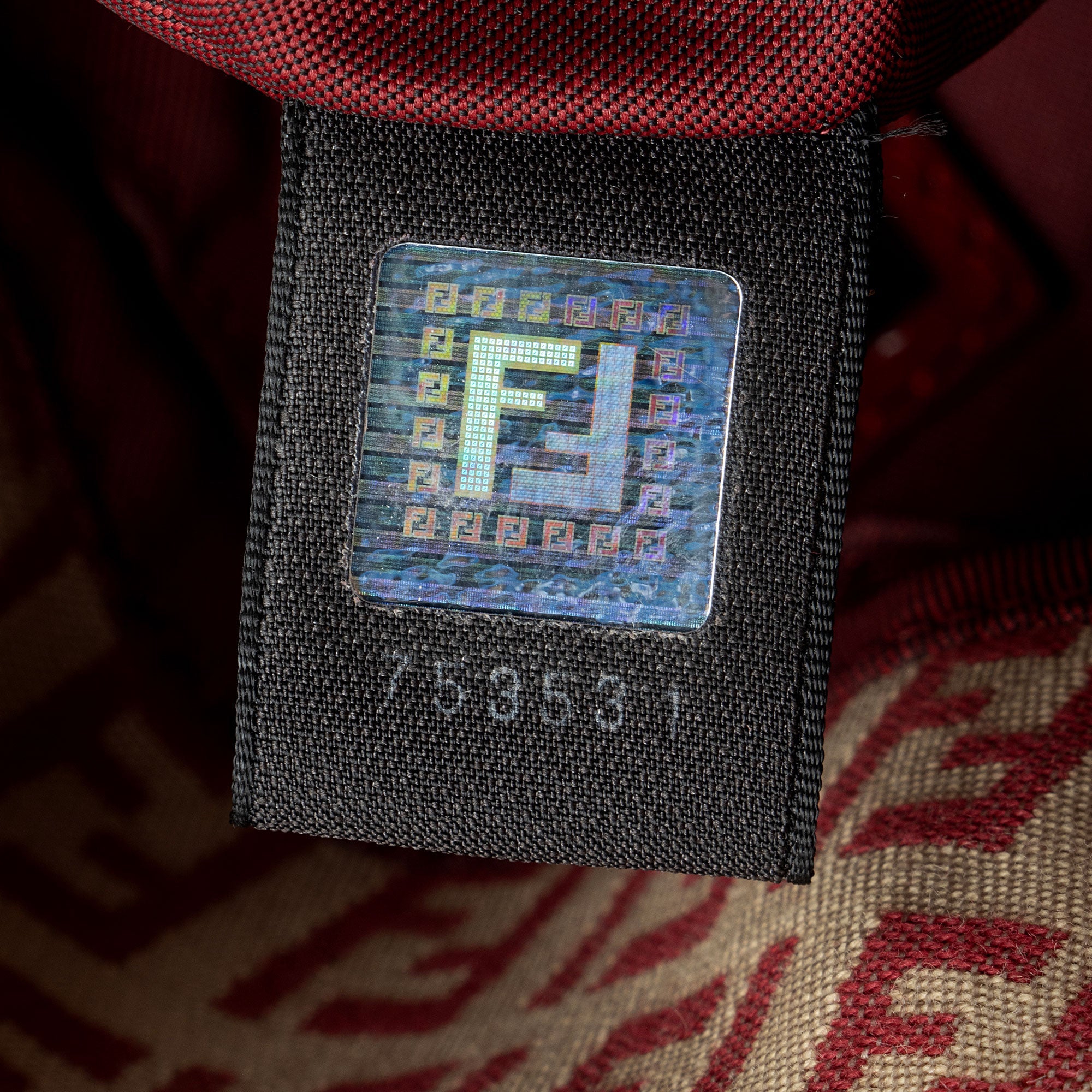 Fendi Zucchino Flap Crossbody