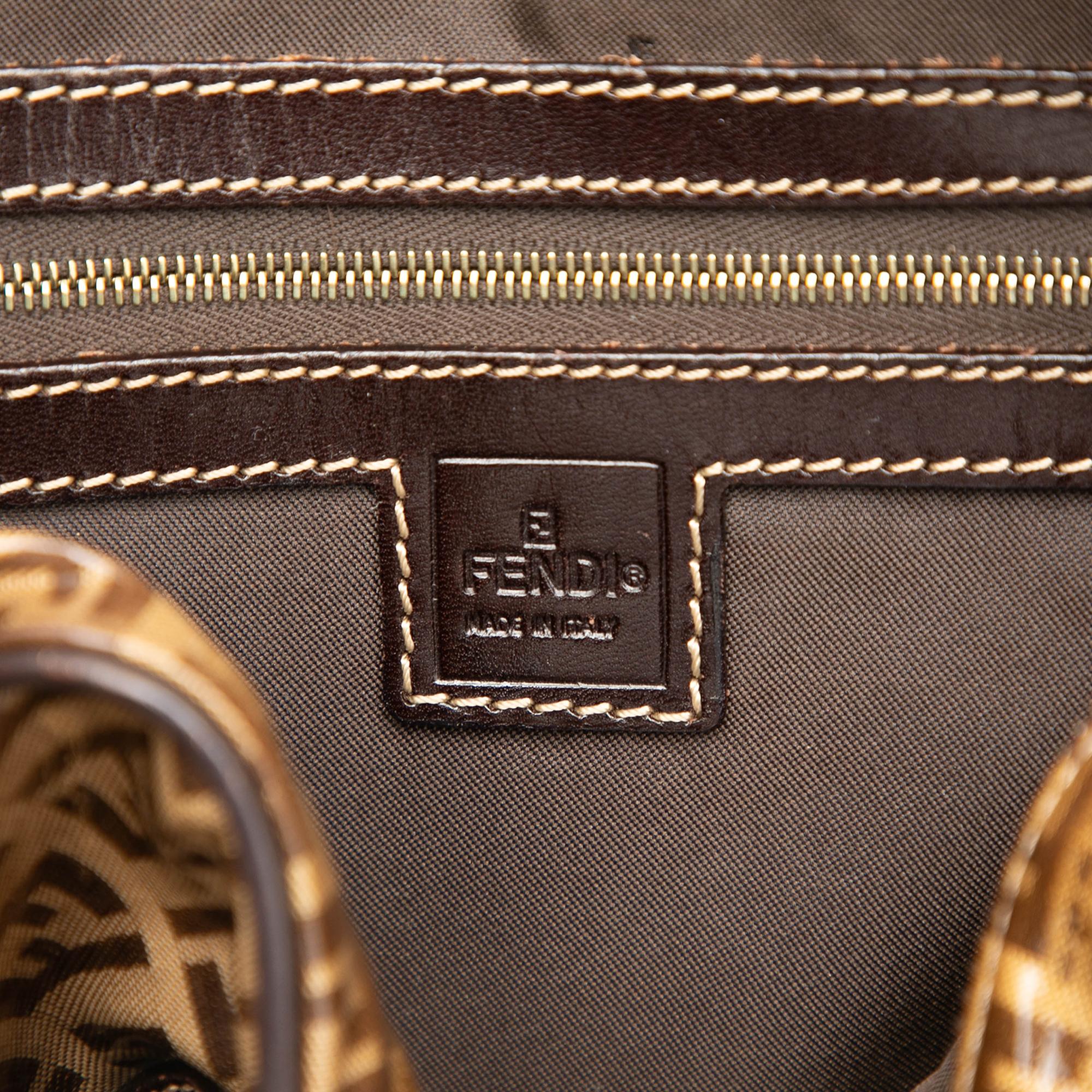 Fendi Zucchino Crystal Handbag