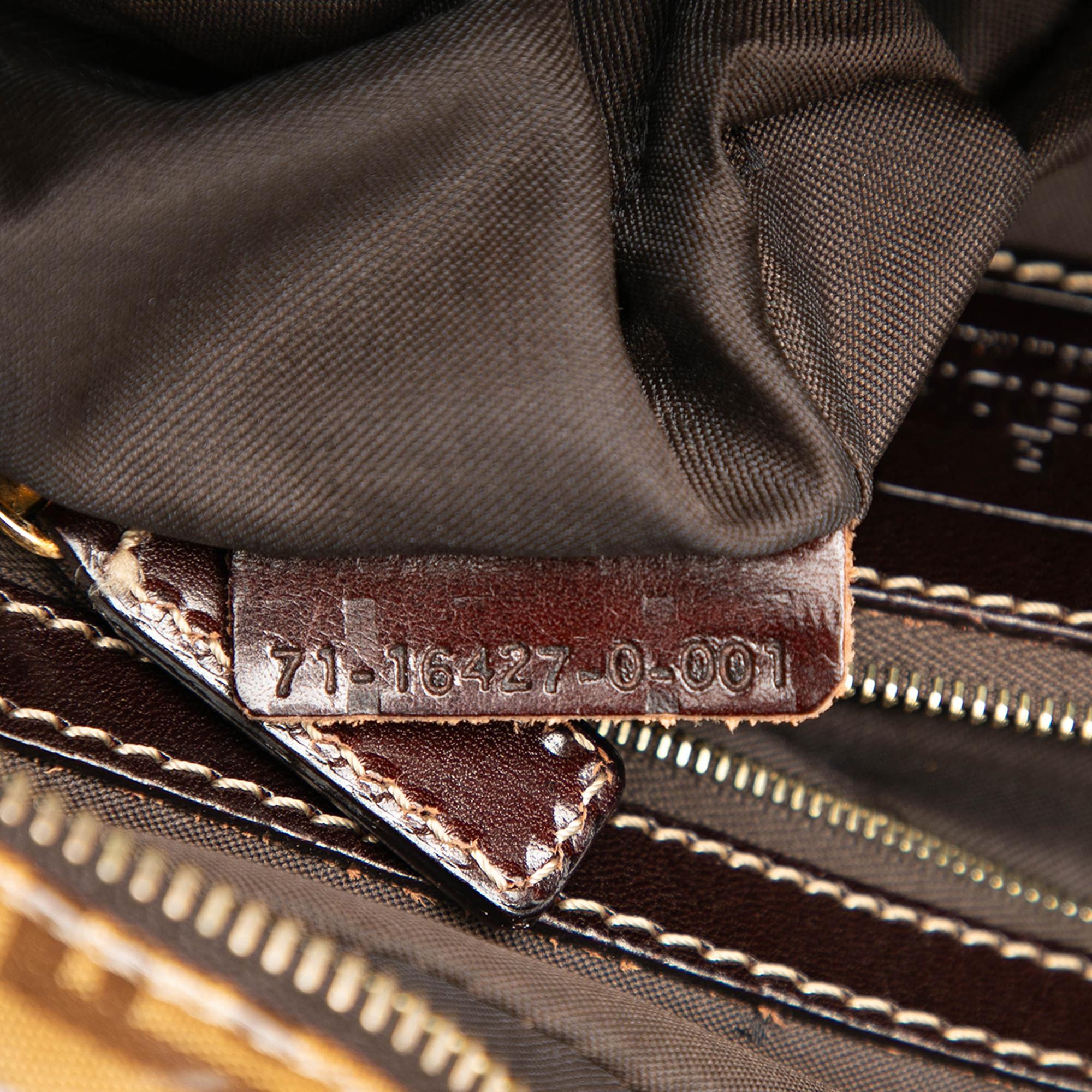 Fendi Zucchino Crystal Handbag