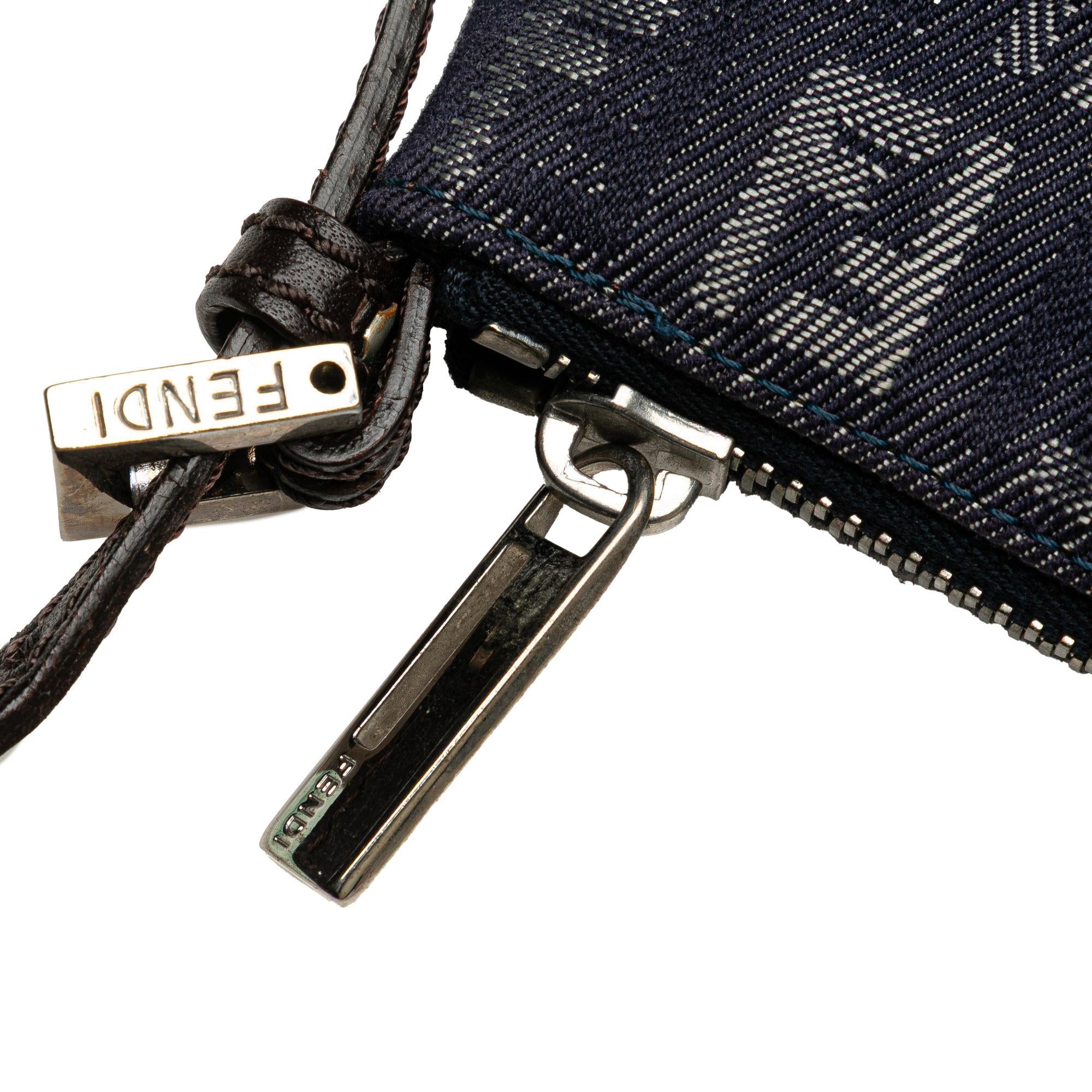 Fendi Zucchino Denim Crossbody