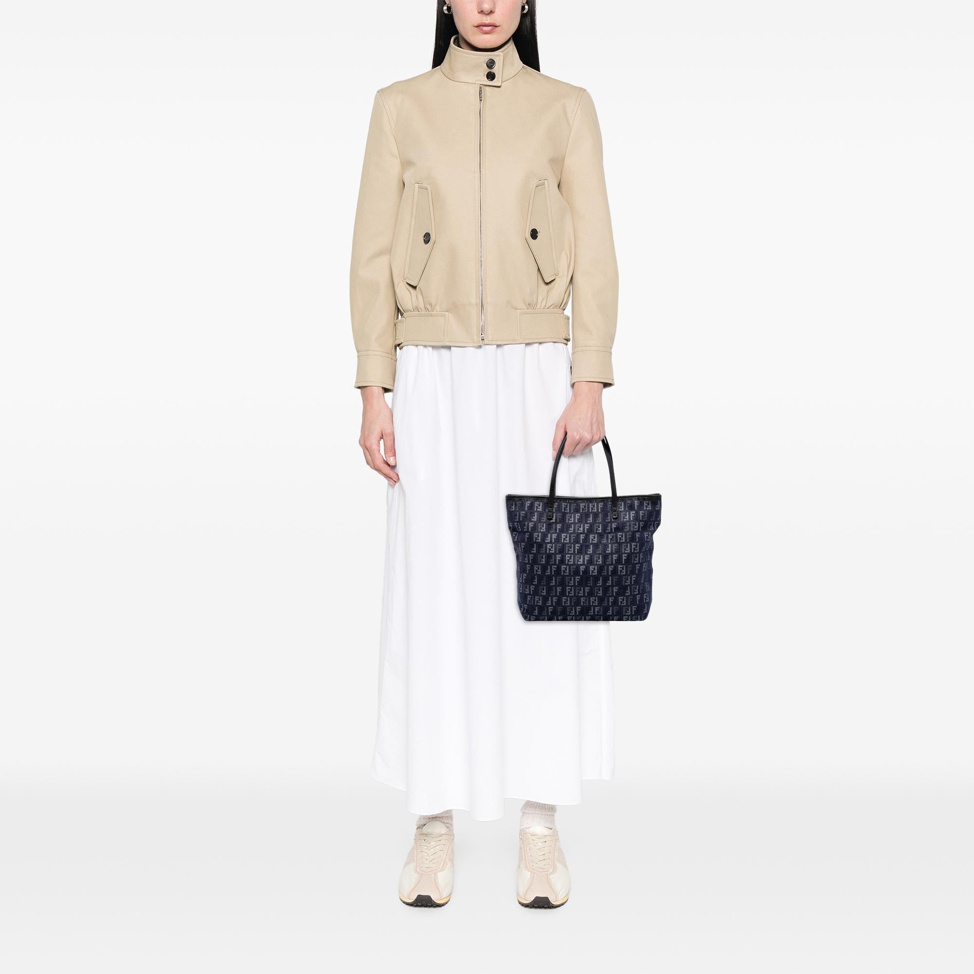 Fendi Zucchino Denim Tote