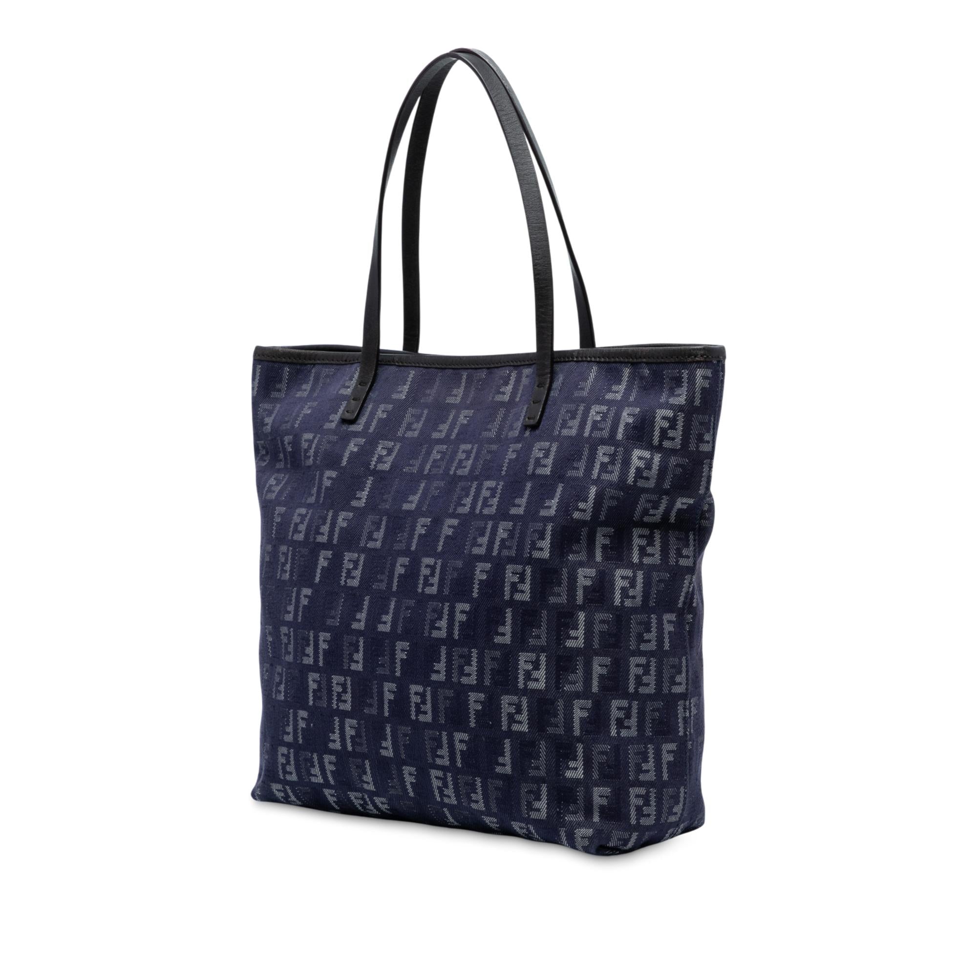 Fendi Zucchino Denim Tote