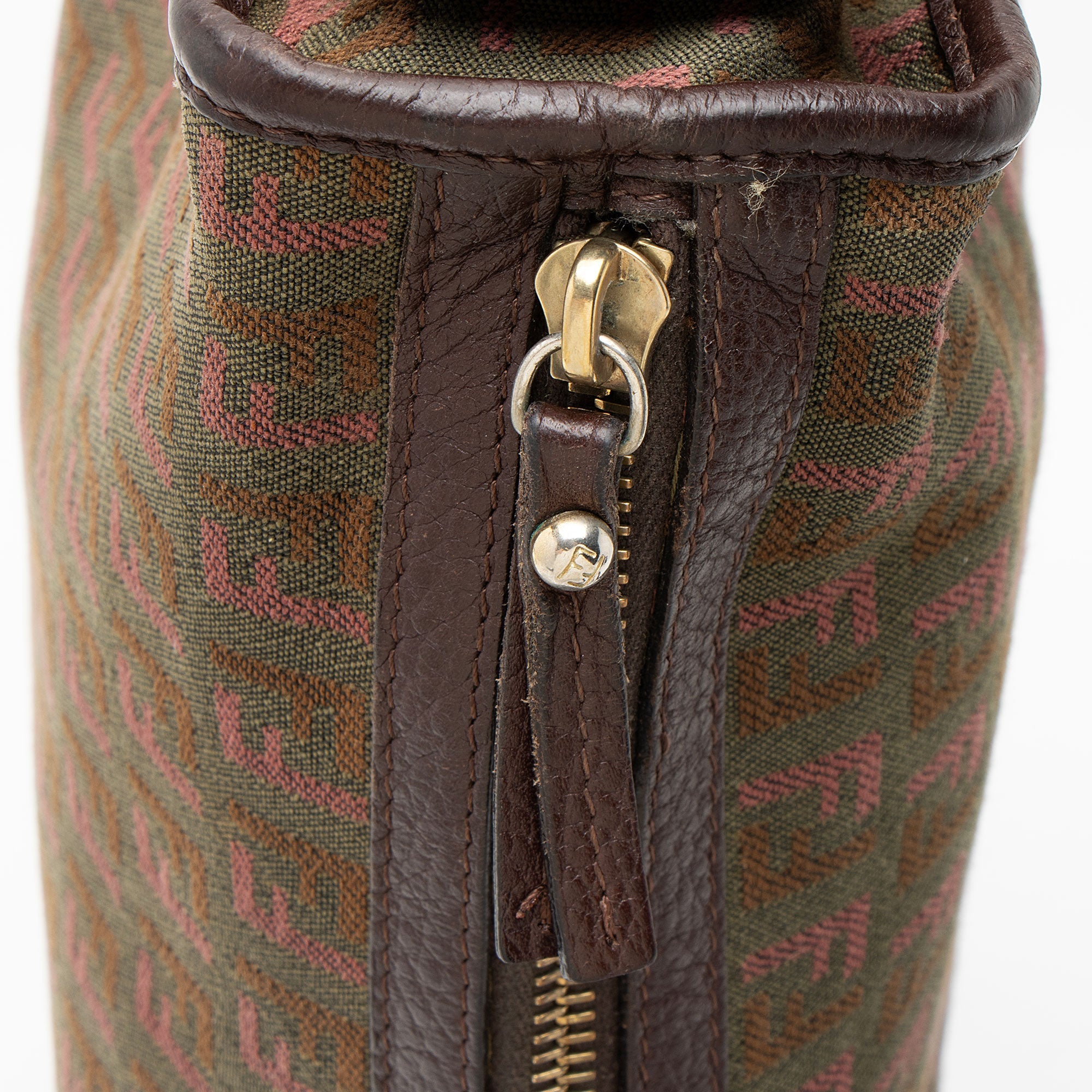 Fendi Zucchino F Charm Messenger